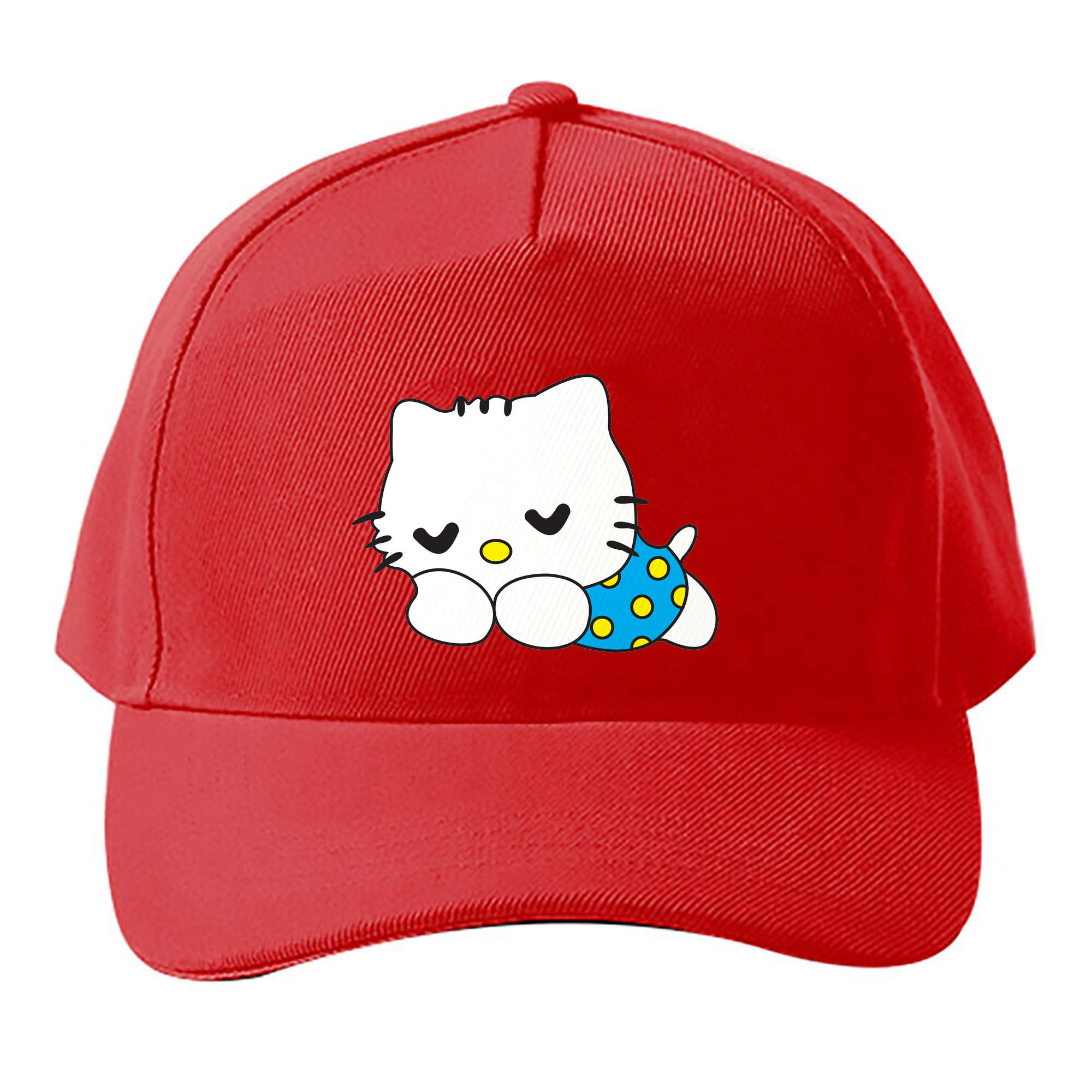 （画像用） Hello Kitty ハローキティ ベースボールキャップ 綿100％ 男女兼用 帽子 スポーツ