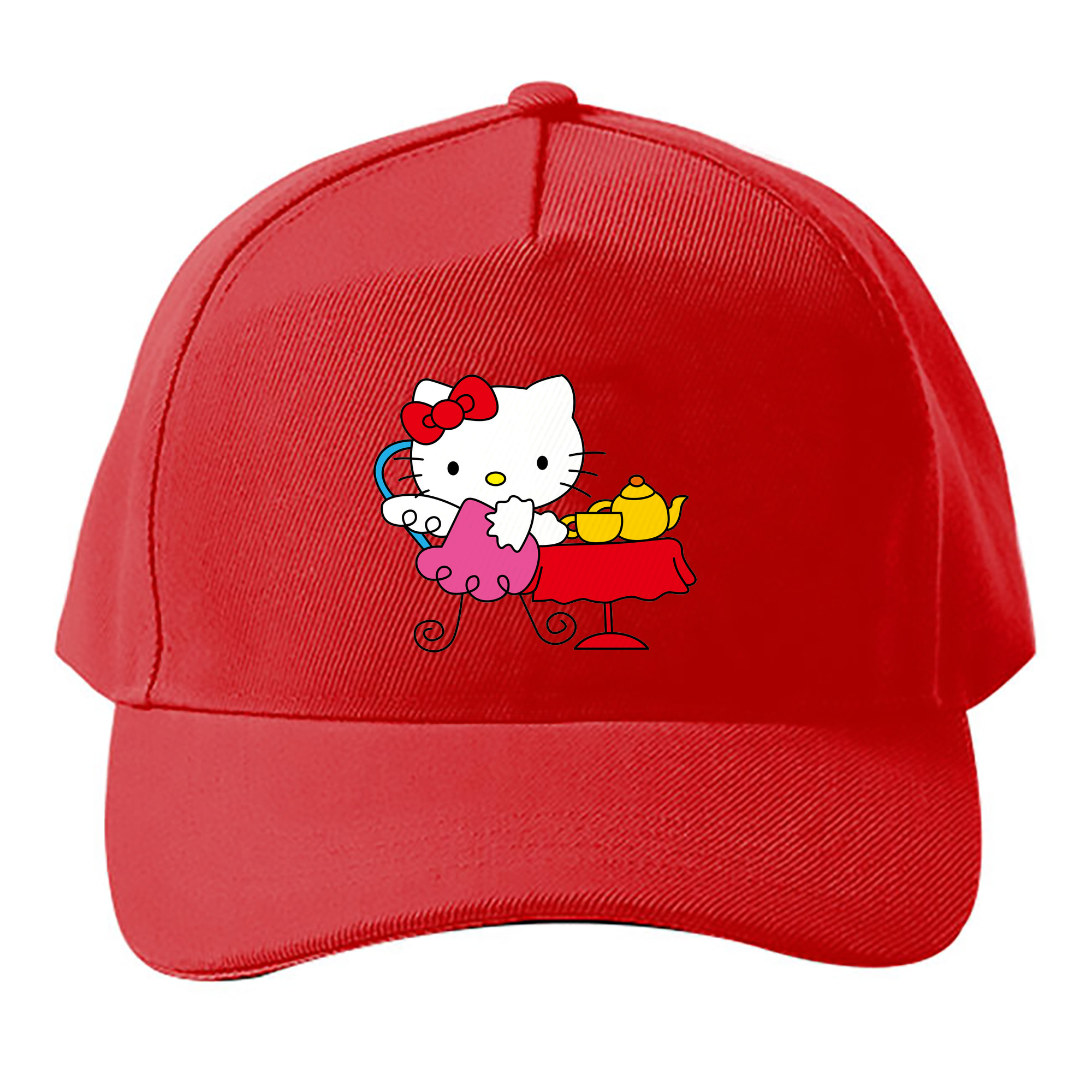 （画像用） Hello Kitty ハローキティ ベースボールキャップ 綿100％ 男女兼用 帽子 スポーツ