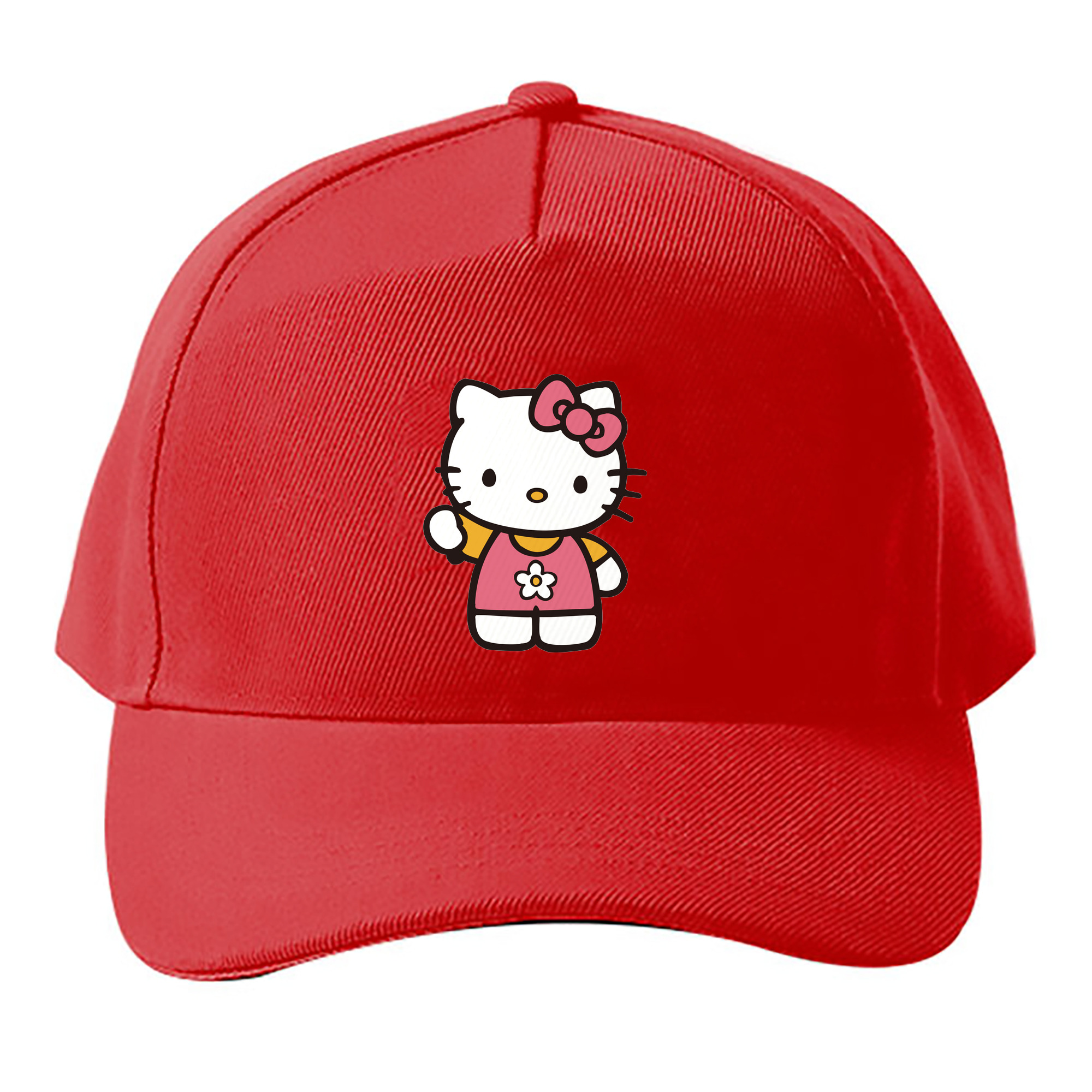 （画像用） Hello Kitty ハローキティ ベースボールキャップ 綿100％ 男女兼用 帽子 スポーツ
