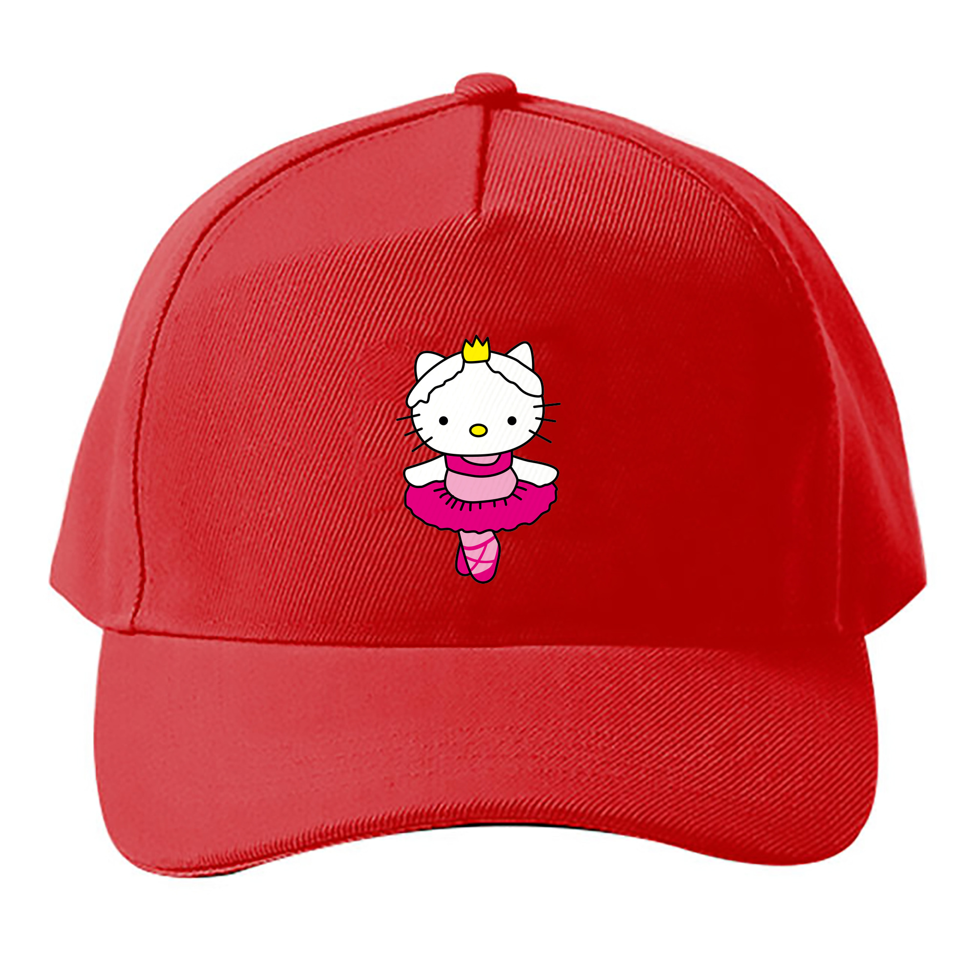 （画像用） Hello Kitty ハローキティ ベースボールキャップ 綿100％ 男女兼用 帽子 スポーツ