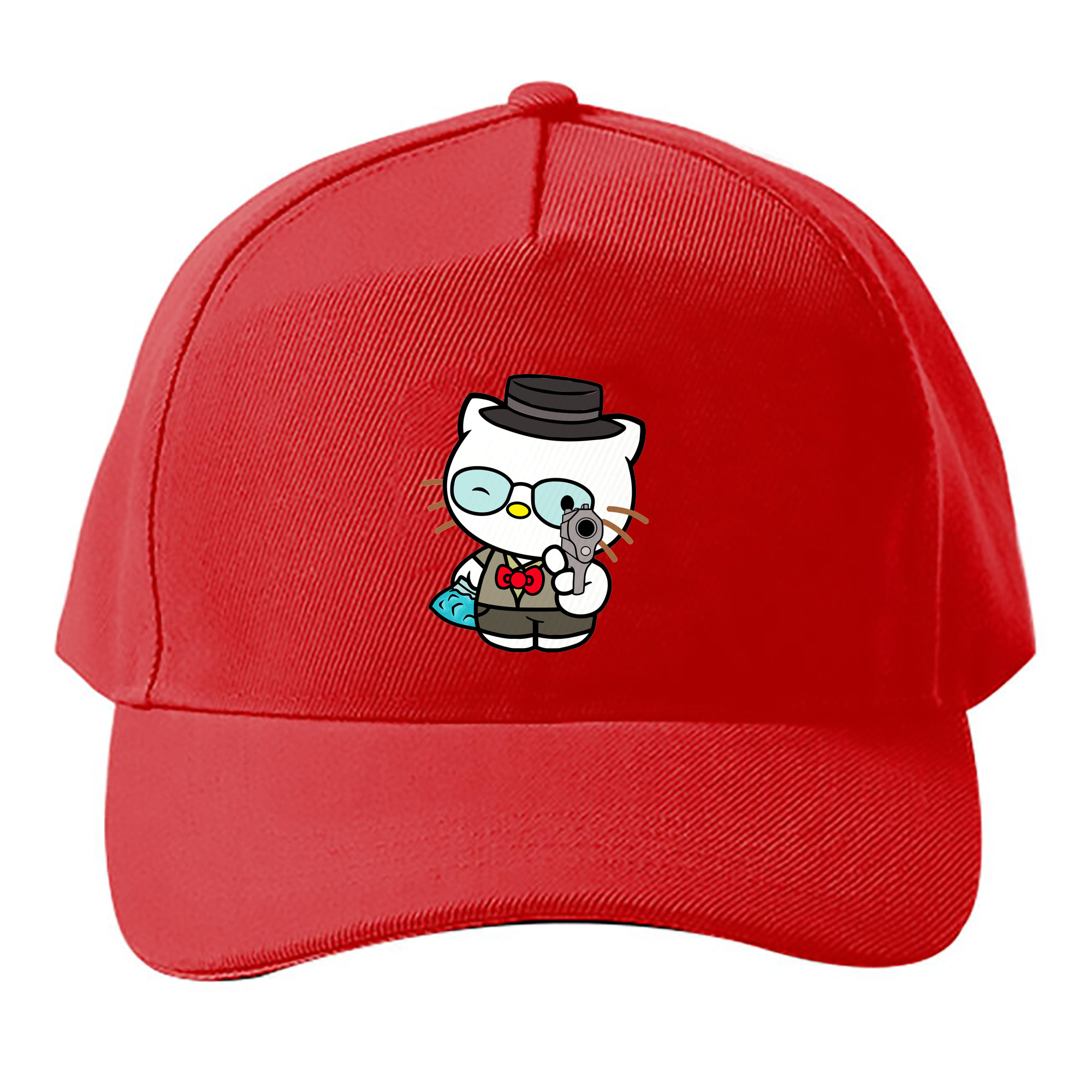 （画像用） Hello Kitty ハローキティ ベースボールキャップ 綿100％ 男女兼用 帽子 スポーツ