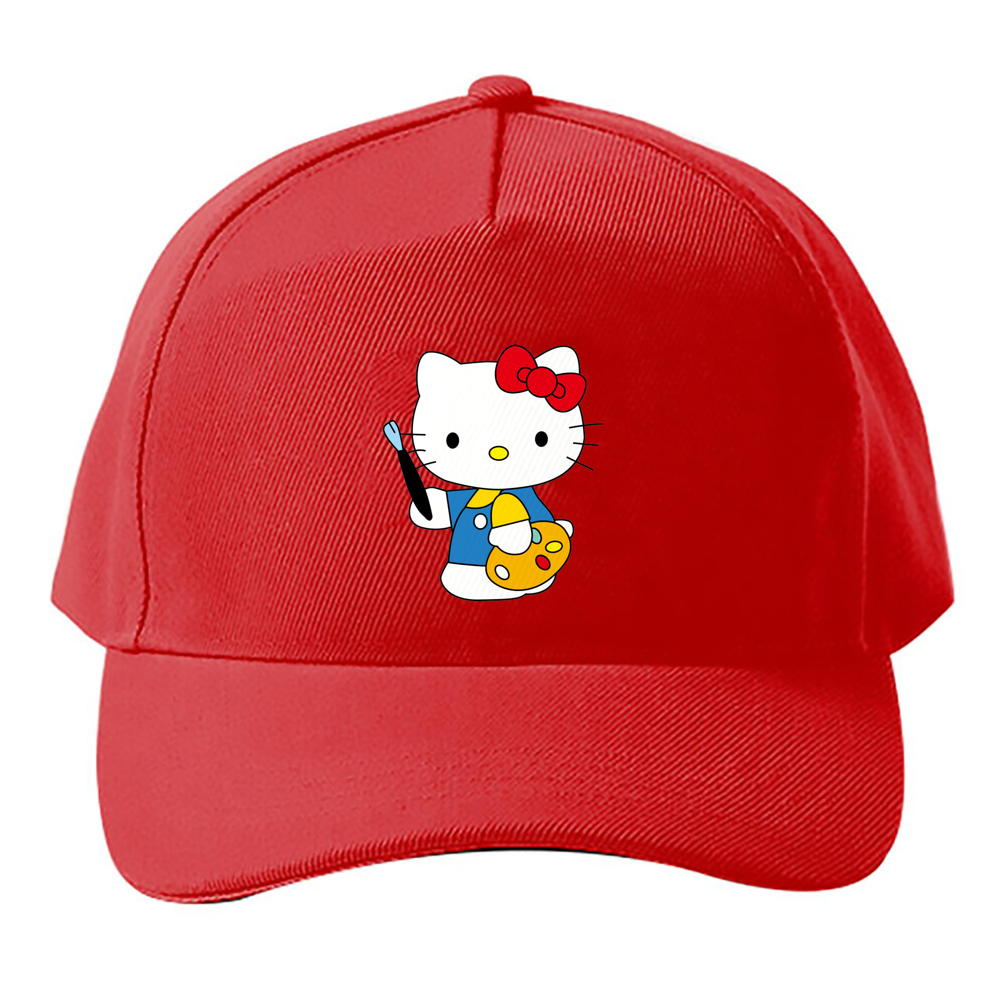 （画像用） Hello Kitty ハローキティ ベースボールキャップ 綿100％ 男女兼用 帽子 スポーツ