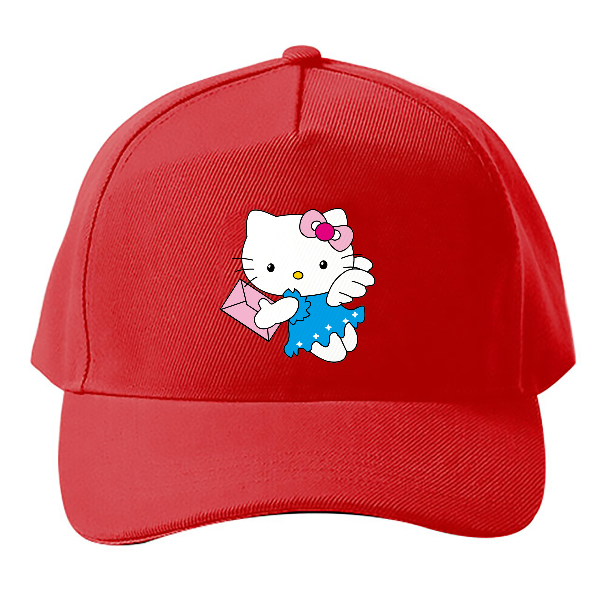 （画像用） Hello Kitty ハローキティ ベースボールキャップ 綿100％ 男女兼用 帽子 スポーツ