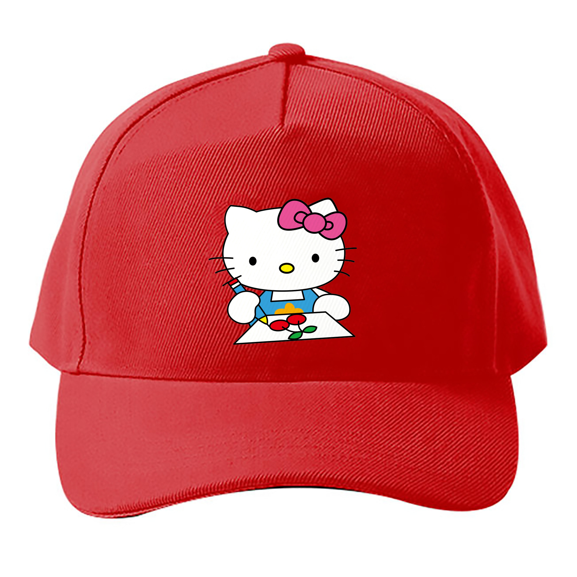 （画像用） Hello Kitty ハローキティ ベースボールキャップ 綿100％ 男女兼用 帽子 スポーツ