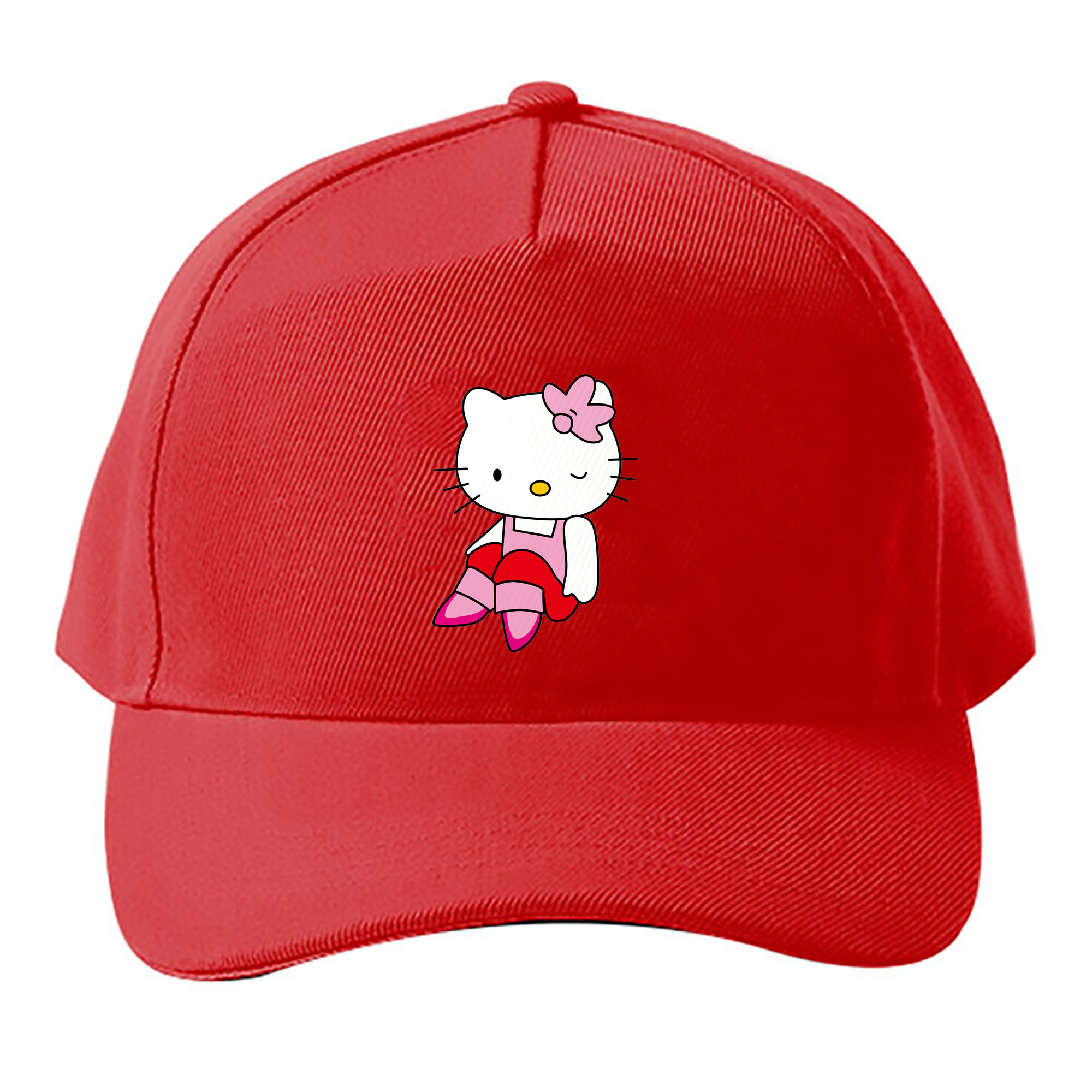 （画像用） Hello Kitty ハローキティ ベースボールキャップ 綿100％ 男女兼用 帽子 スポーツ