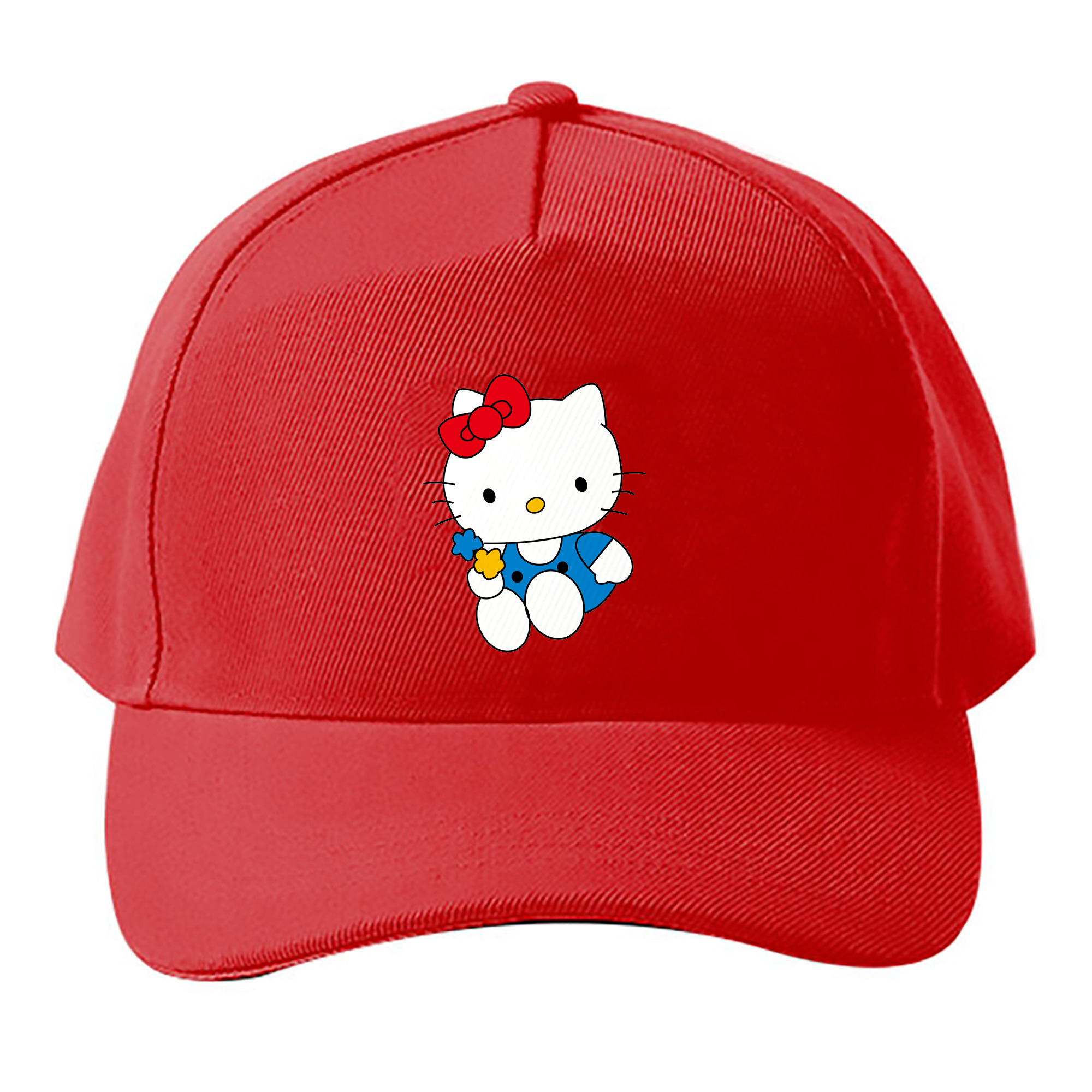 （画像用） Hello Kitty ハローキティ ベースボールキャップ 綿100％ 男女兼用 帽子 スポーツ