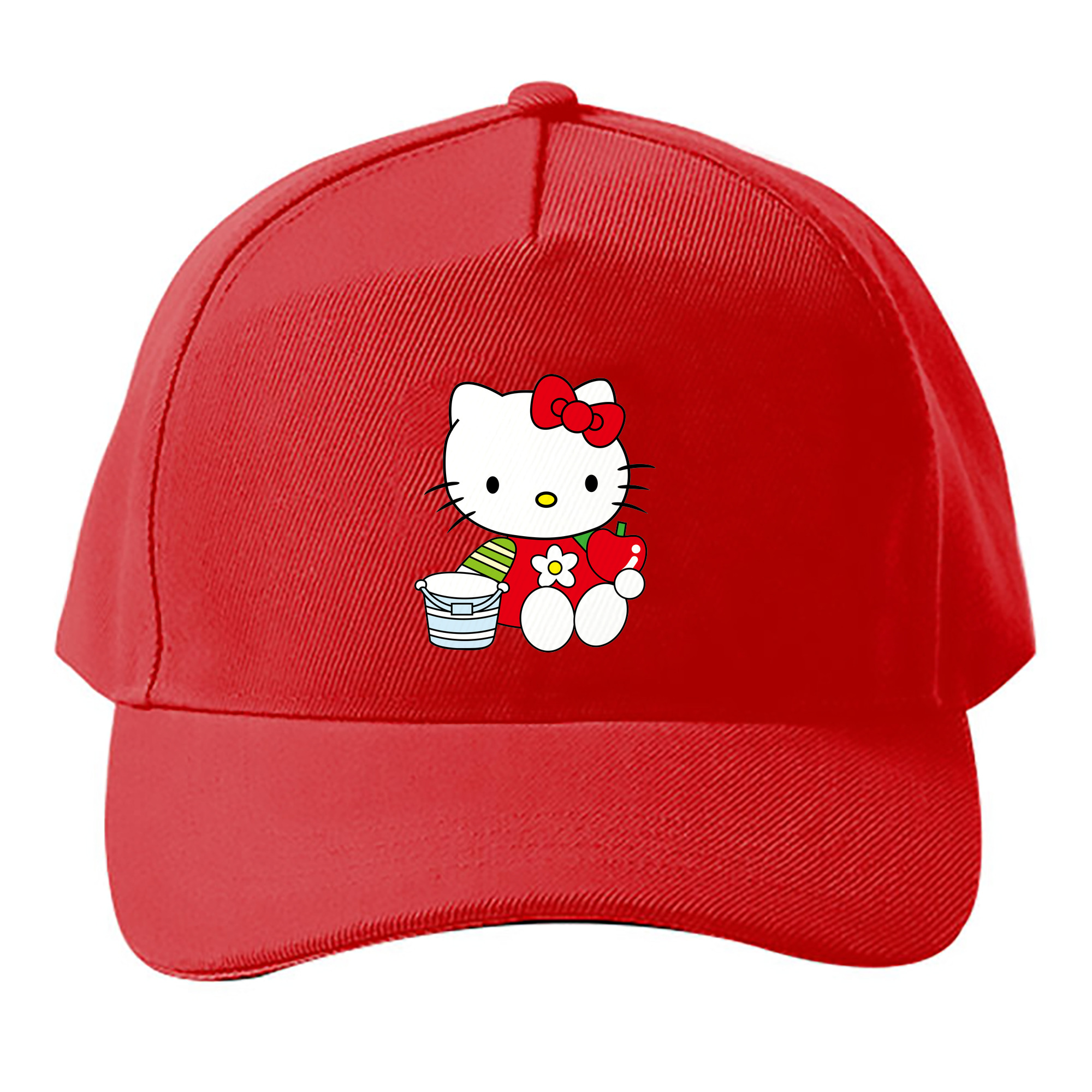 （画像用） Hello Kitty ハローキティ ベースボールキャップ 綿100％ 男女兼用 帽子 スポーツ
