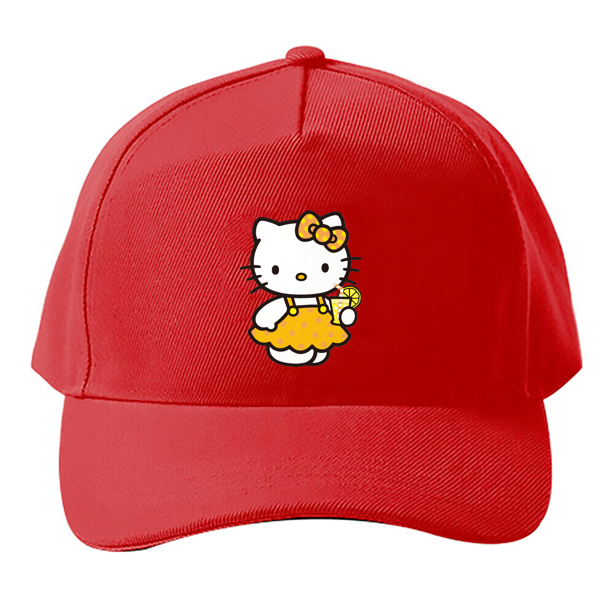 （画像用） Hello Kitty ハローキティ ベースボールキャップ 綿100％ 男女兼用 帽子 スポーツ