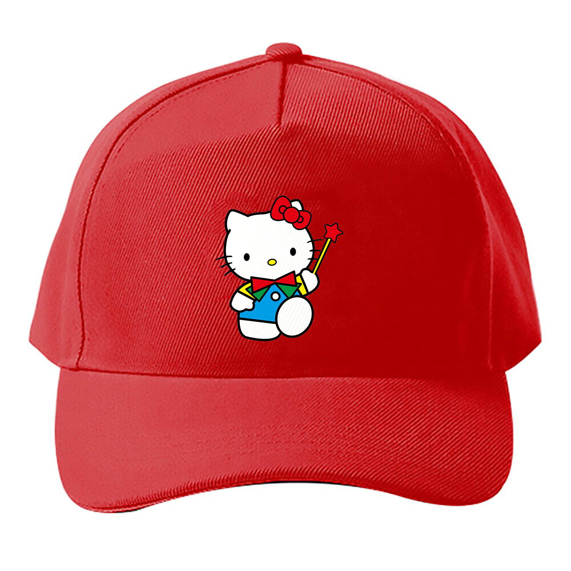 （画像用） Hello Kitty ハローキティ ベースボールキャップ 綿100％ 男女兼用 帽子 スポーツ