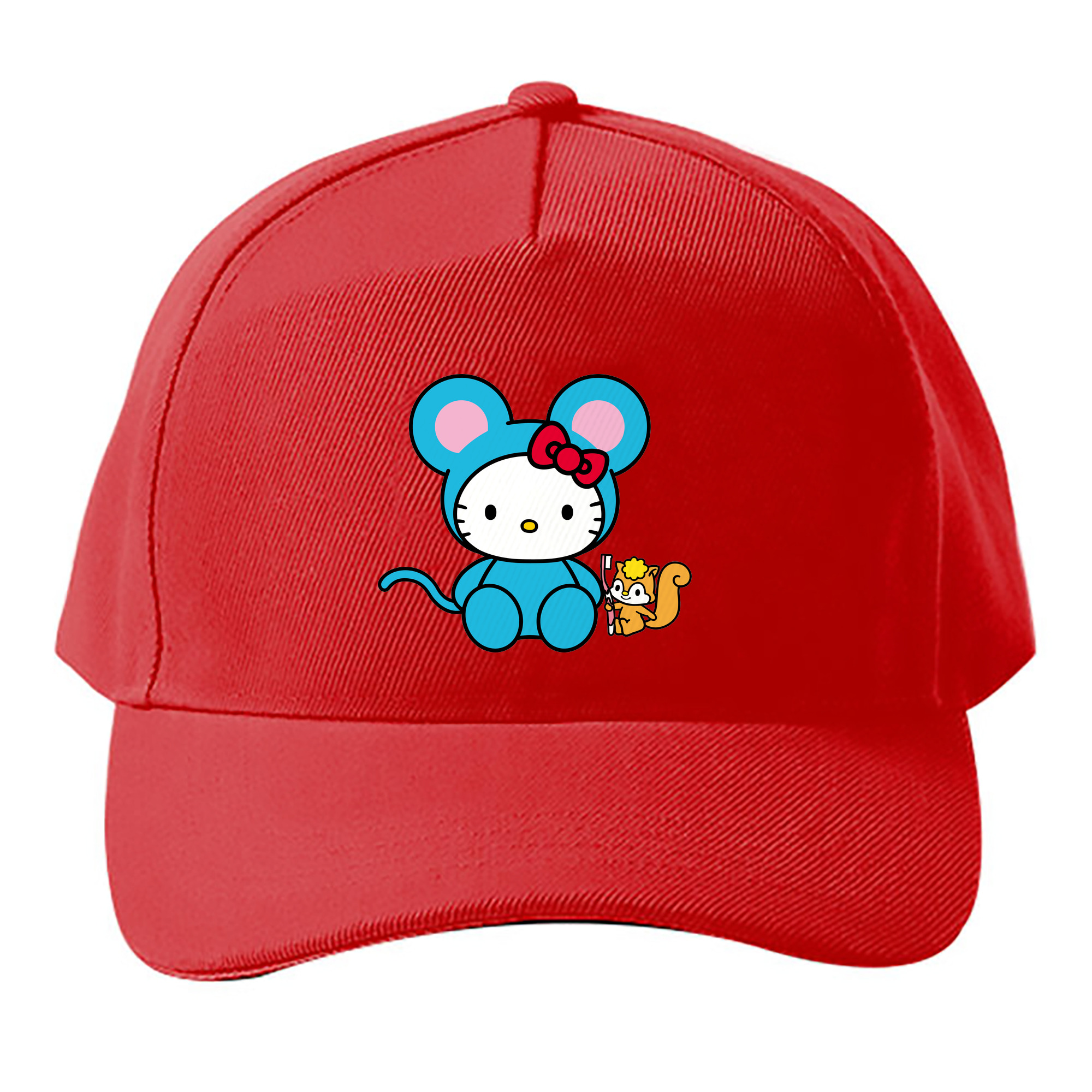 （画像用） Hello Kitty ハローキティ ベースボールキャップ 綿100％ 男女兼用 帽子 スポーツ