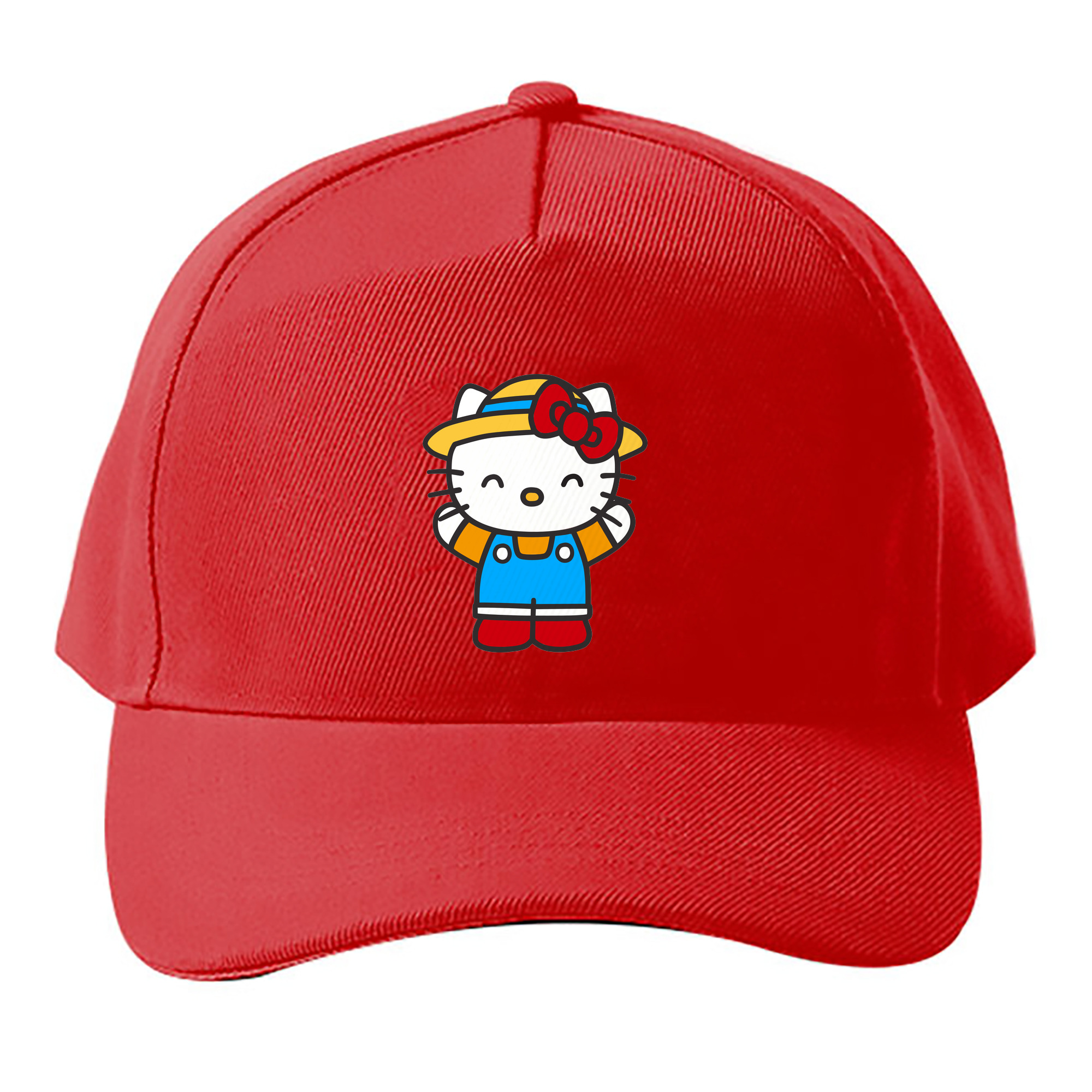 （画像用） Hello Kitty ハローキティ ベースボールキャップ 綿100％ 男女兼用 帽子 スポーツ