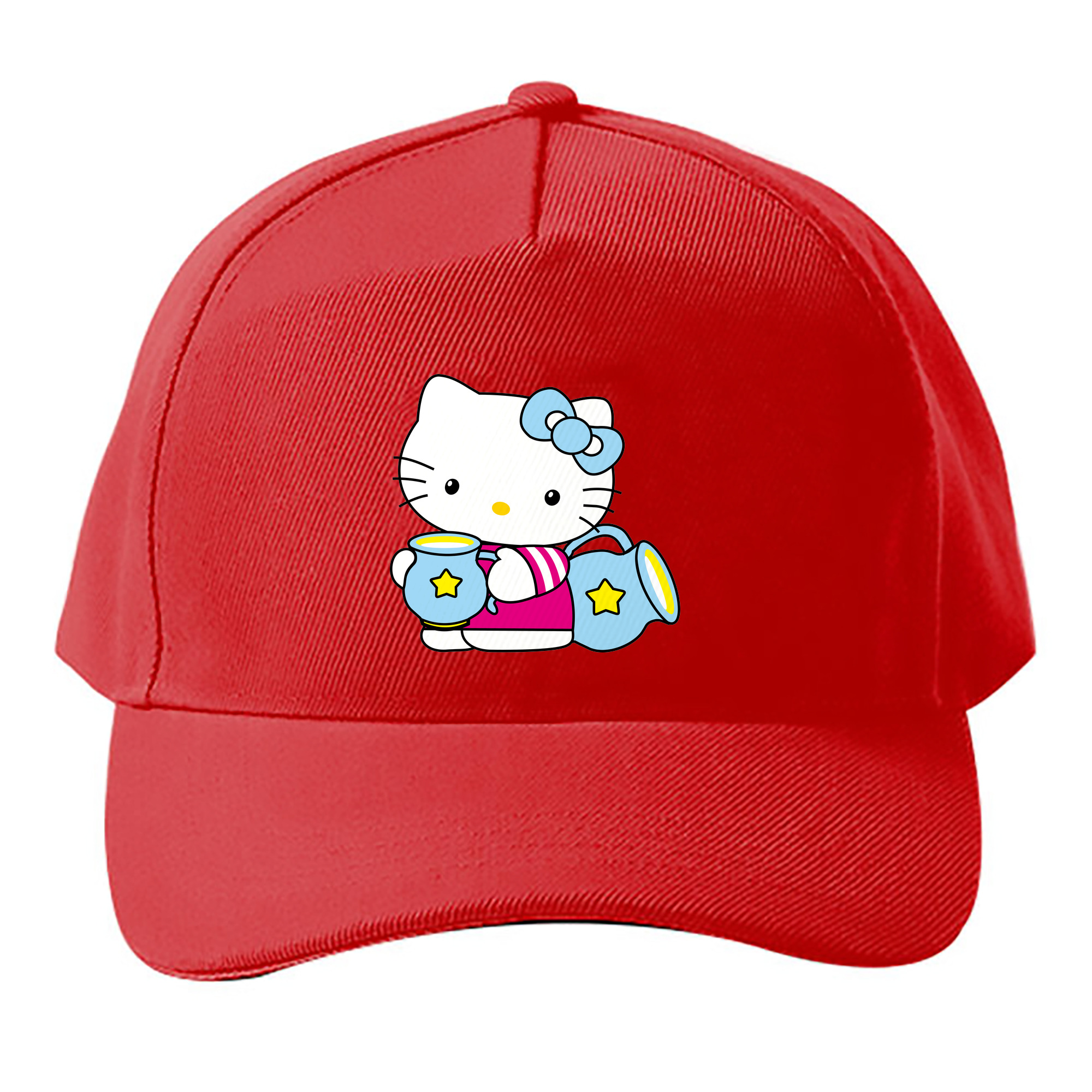 （画像用） Hello Kitty ハローキティ ベースボールキャップ 綿100％ 男女兼用 帽子 スポーツ