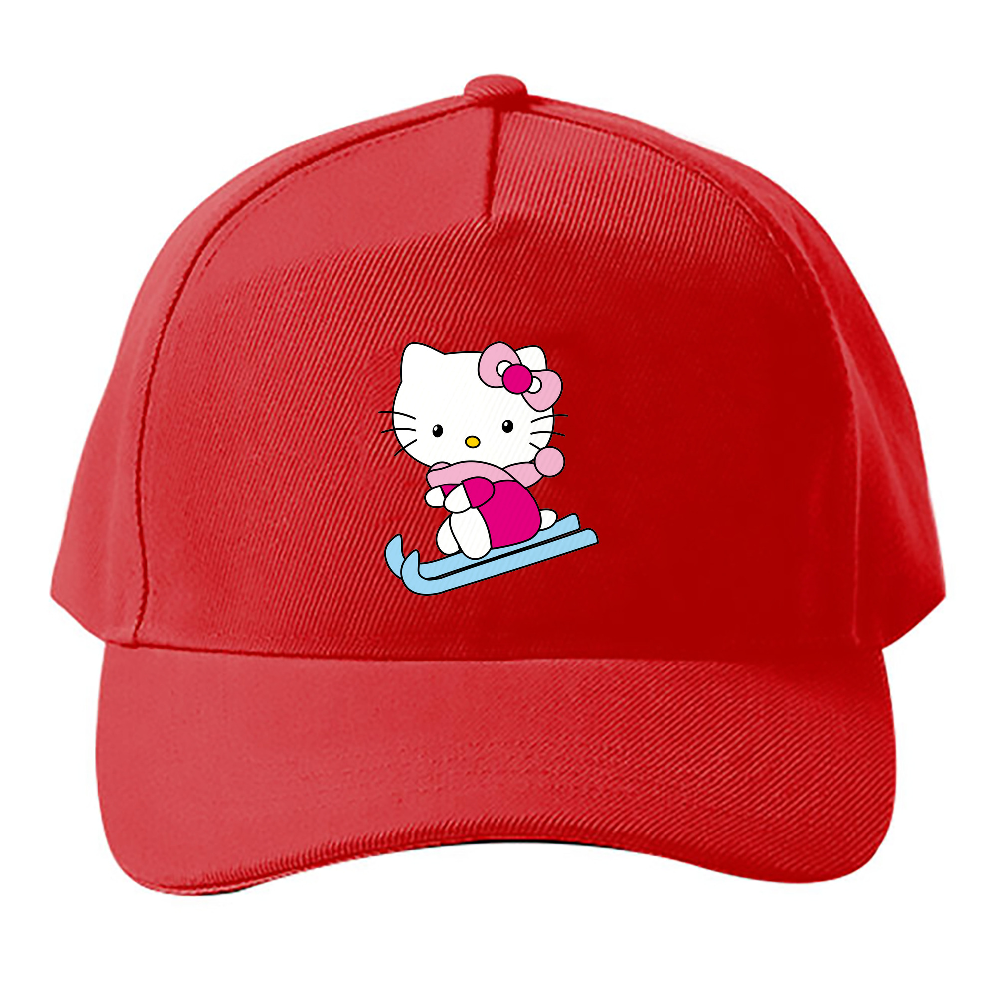 （画像用） Hello Kitty ハローキティ ベースボールキャップ 綿100％ 男女兼用 帽子 スポーツ