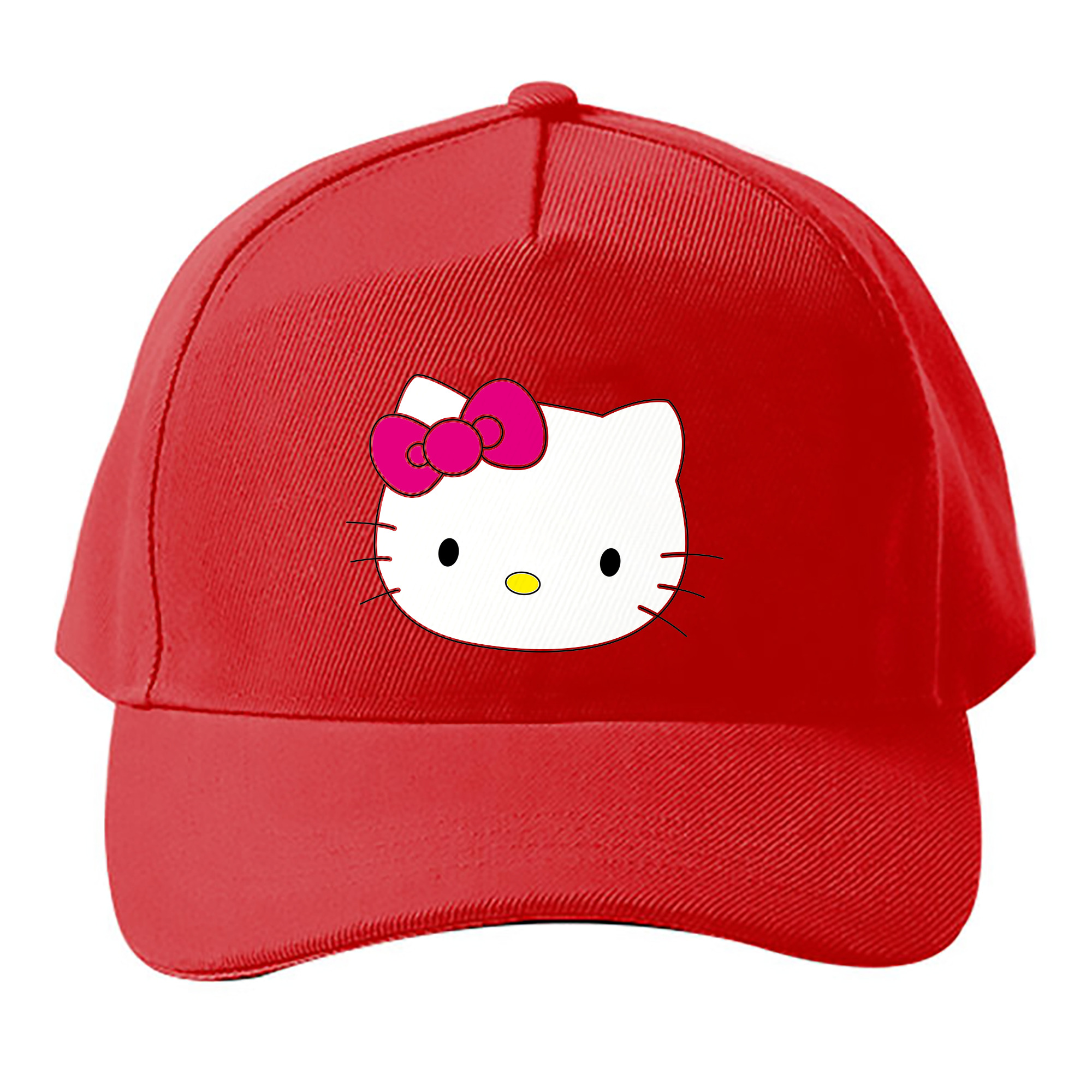 （画像用） Hello Kitty ハローキティ ベースボールキャップ 綿100％ 男女兼用 帽子 スポーツ