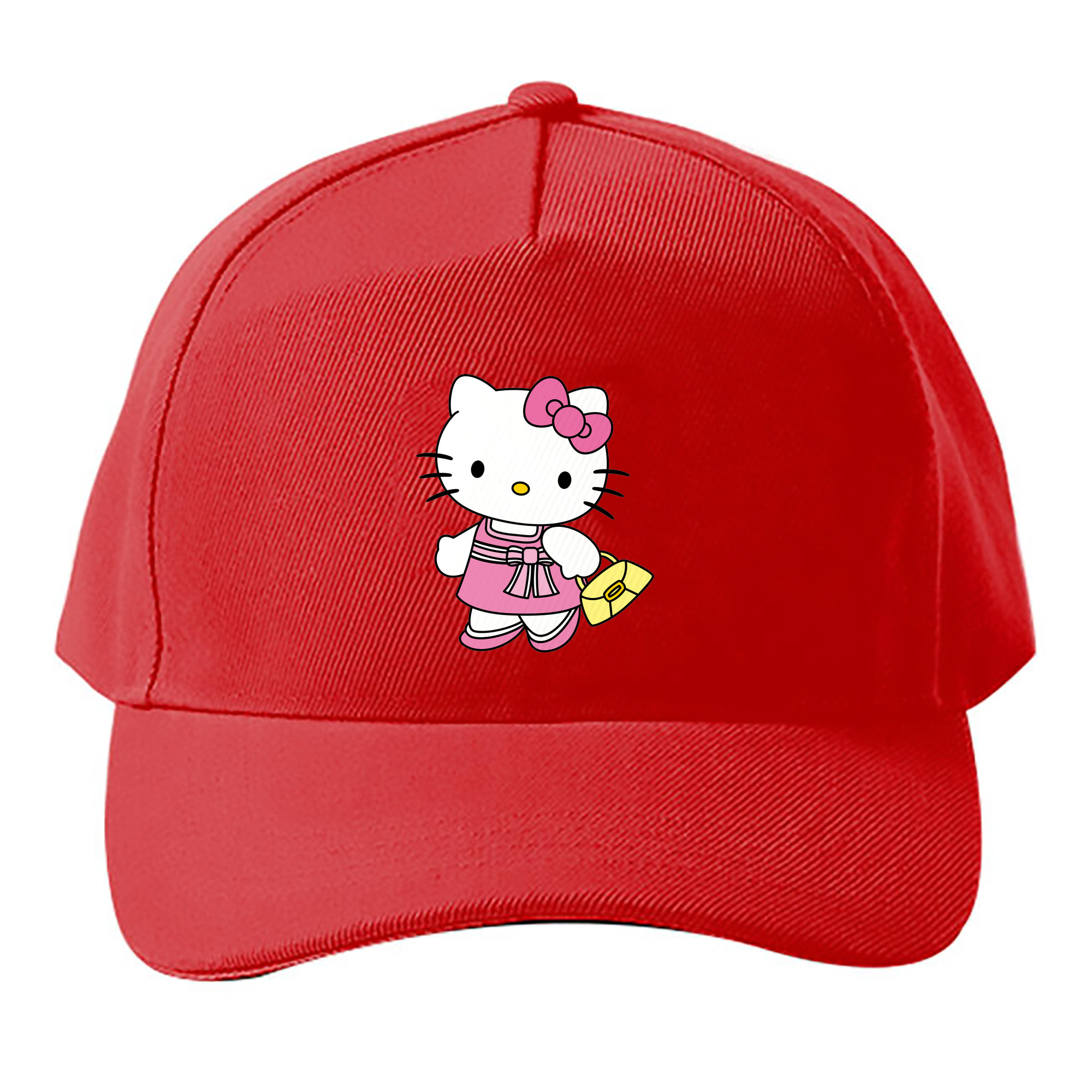 （画像用） Hello Kitty ハローキティ ベースボールキャップ 綿100％ 男女兼用 帽子 スポーツ