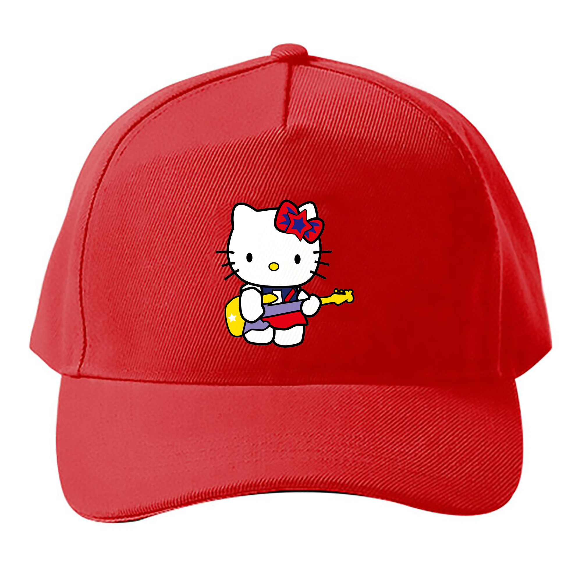 （画像用） Hello Kitty ハローキティ ベースボールキャップ 綿100％ 男女兼用 帽子 スポーツ