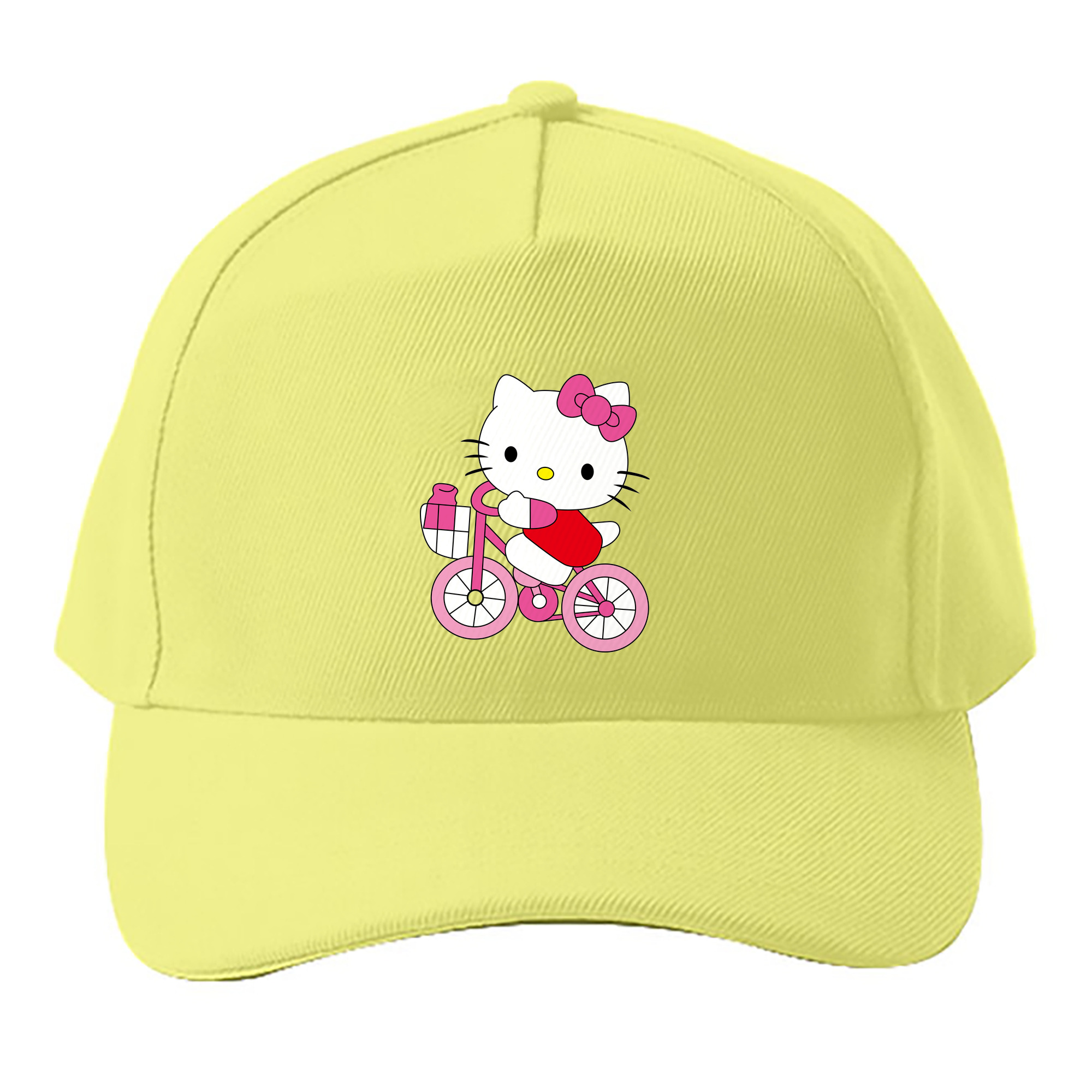 （画像用） Hello Kitty ハローキティ ベースボールキャップ 綿100％ 男女兼用 帽子 スポーツ