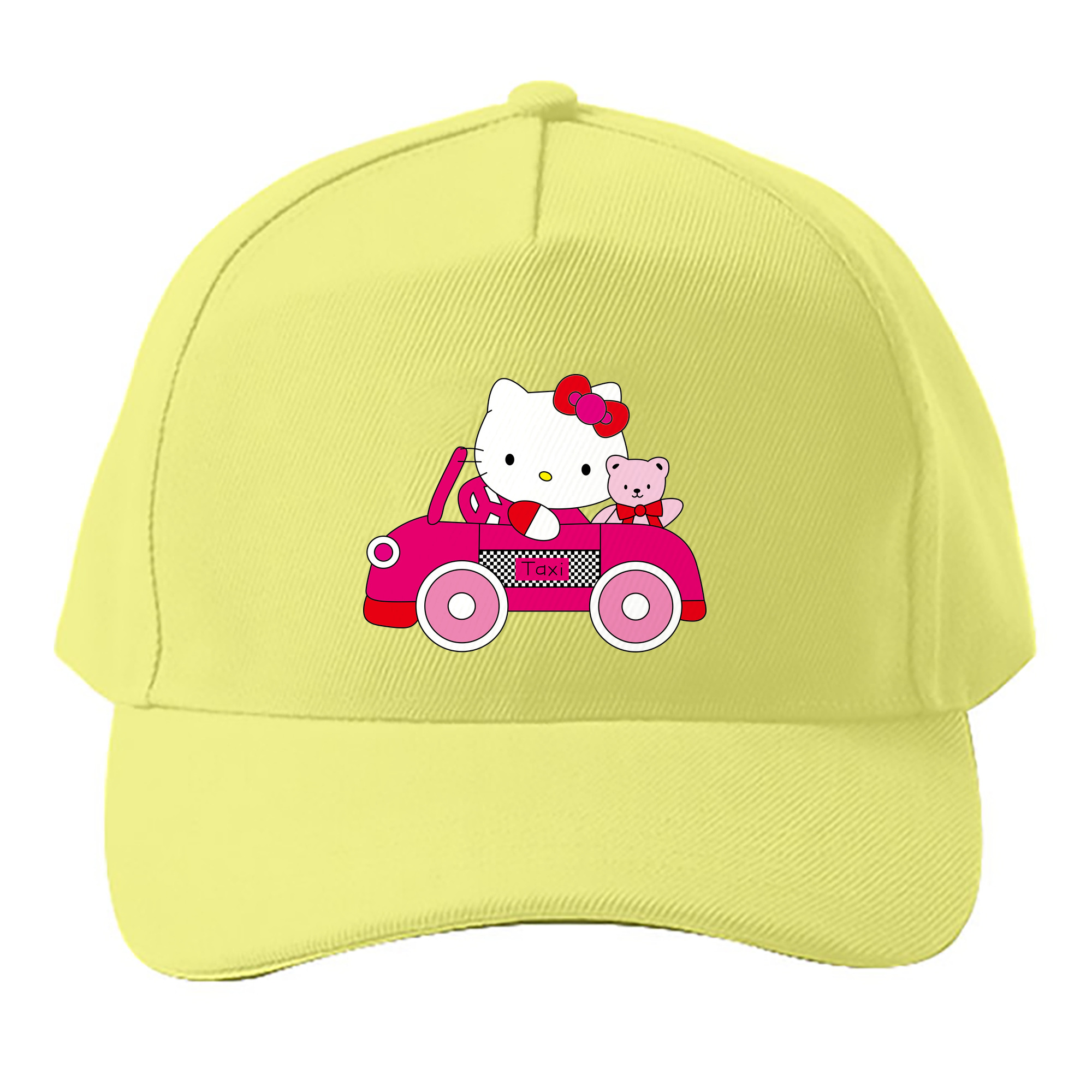 （画像用） Hello Kitty ハローキティ ベースボールキャップ 綿100％ 男女兼用 帽子 スポーツ