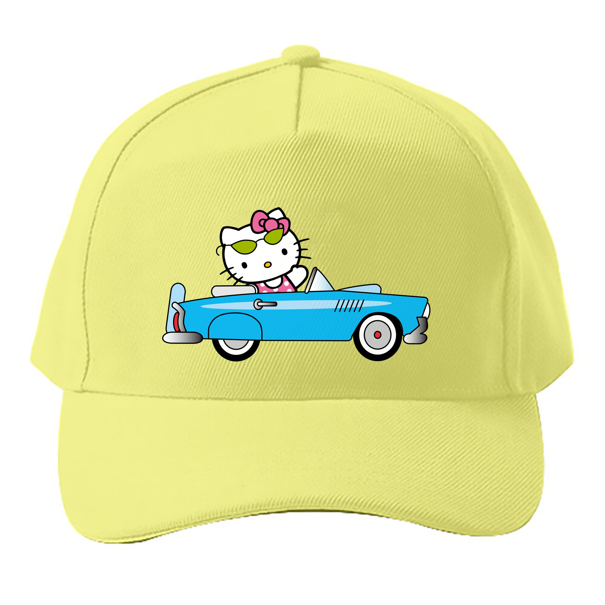（画像用） Hello Kitty ハローキティ ベースボールキャップ 綿100％ 男女兼用 帽子 スポーツ