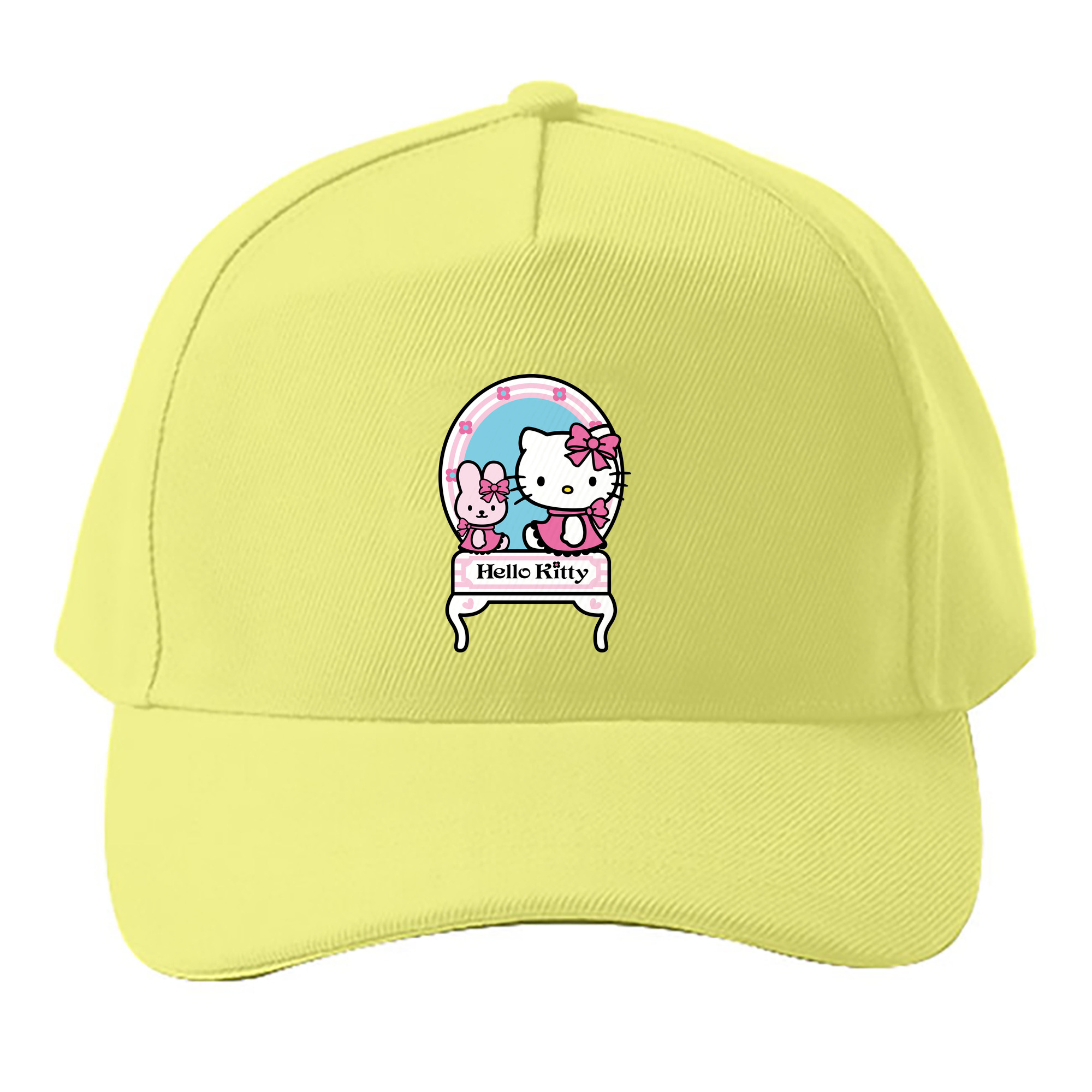 （画像用） Hello Kitty ハローキティ ベースボールキャップ 綿100％ 男女兼用 帽子 スポーツ