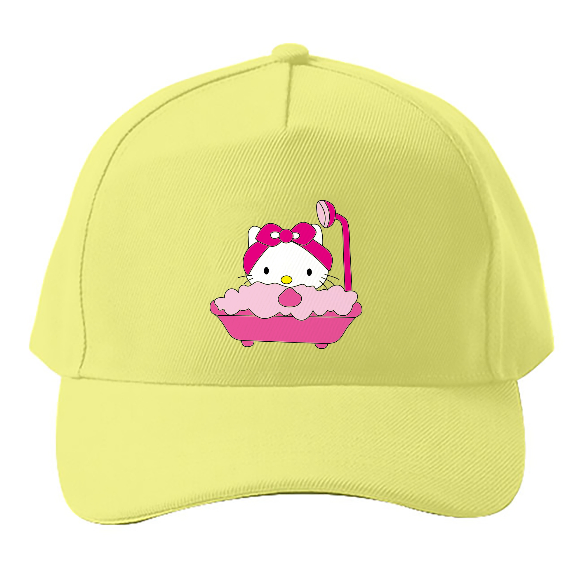 （画像用） Hello Kitty ハローキティ ベースボールキャップ 綿100％ 男女兼用 帽子 スポーツ