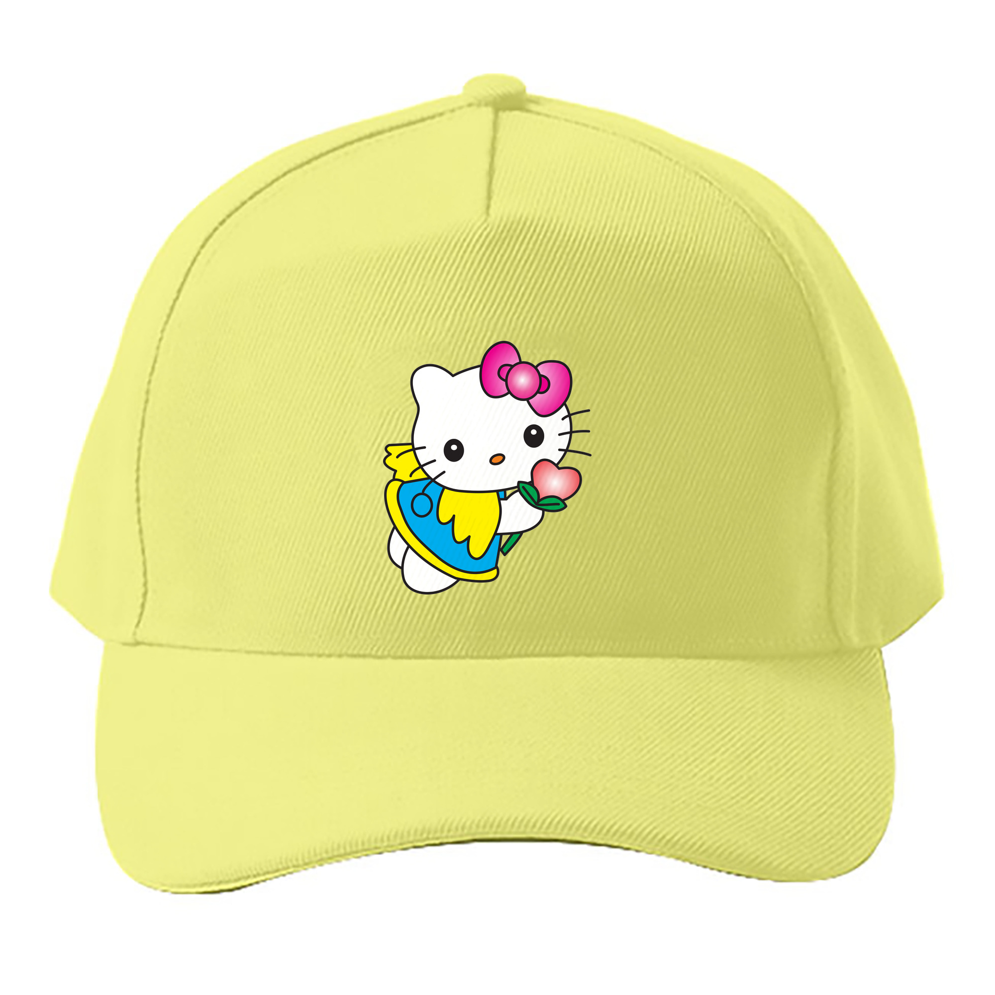 （画像用） Hello Kitty ハローキティ ベースボールキャップ 綿100％ 男女兼用 帽子 スポーツ