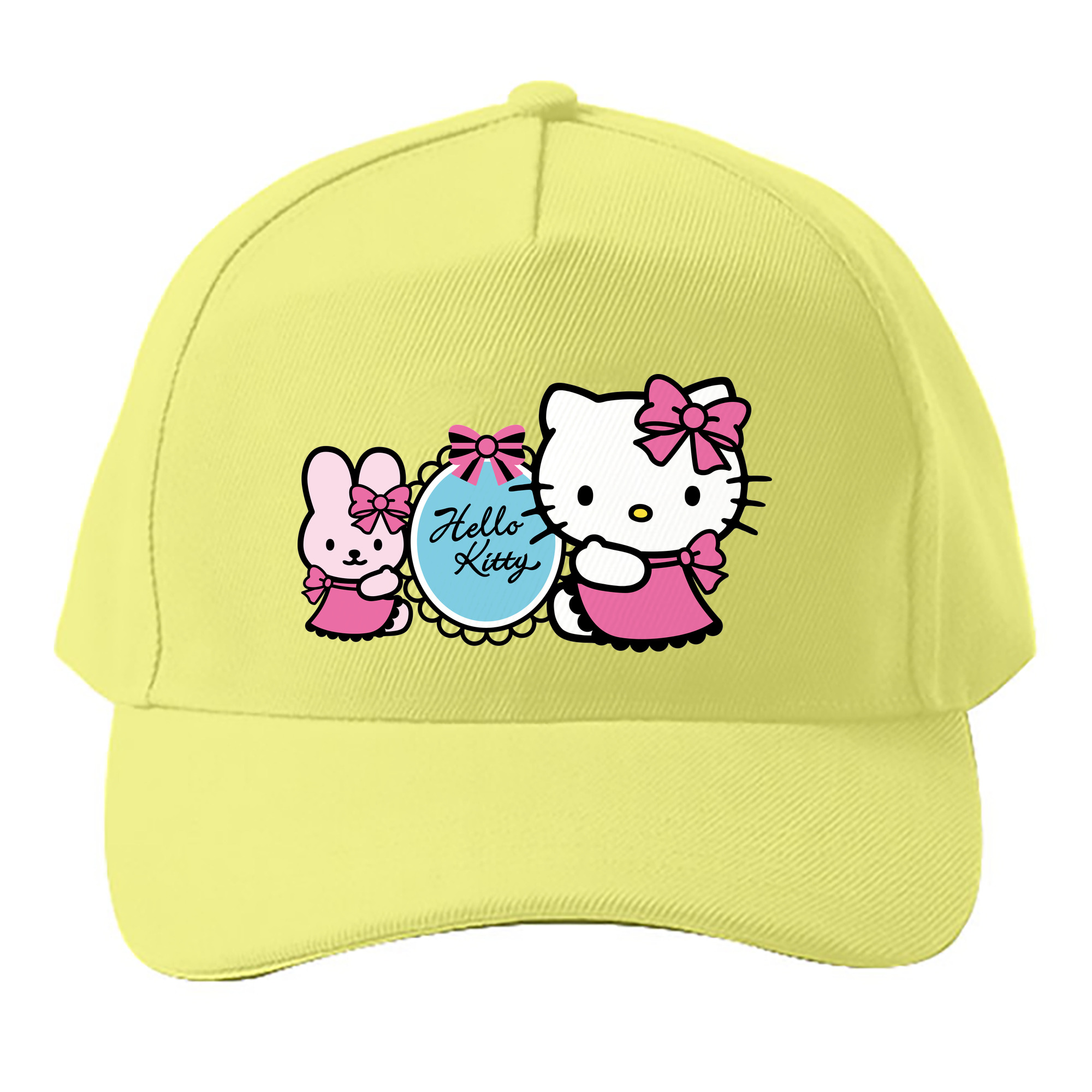 （画像用） Hello Kitty ハローキティ ベースボールキャップ 綿100％ 男女兼用 帽子 スポーツ