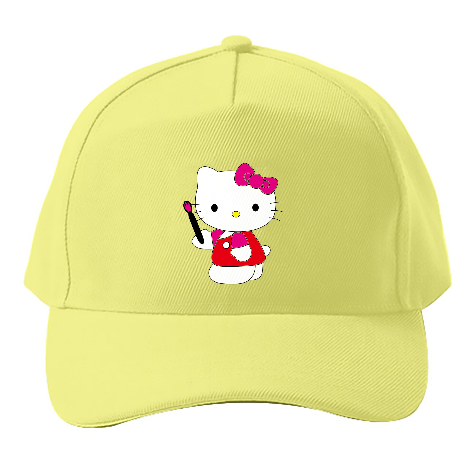 （画像用） Hello Kitty ハローキティ ベースボールキャップ 綿100％ 男女兼用 帽子 スポーツ