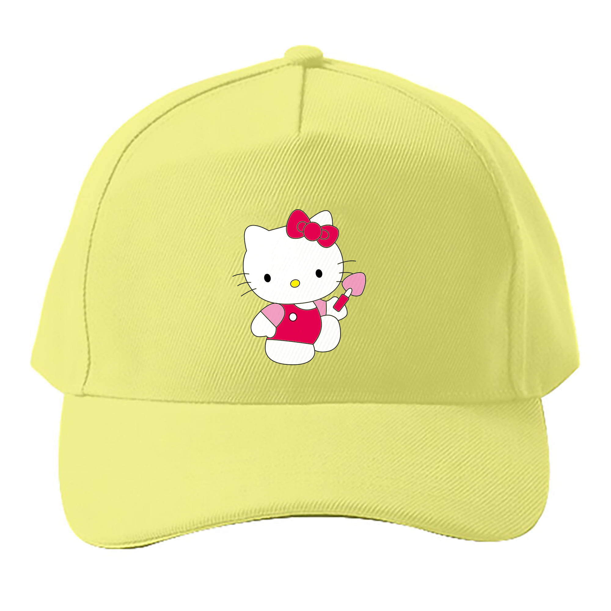 （画像用） Hello Kitty ハローキティ ベースボールキャップ 綿100％ 男女兼用 帽子 スポーツ