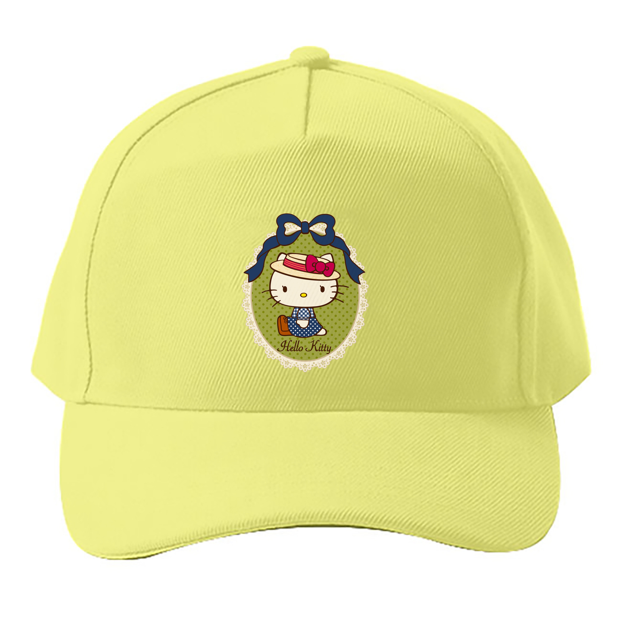 （画像用） Hello Kitty ハローキティ ベースボールキャップ 綿100％ 男女兼用 帽子 スポーツ