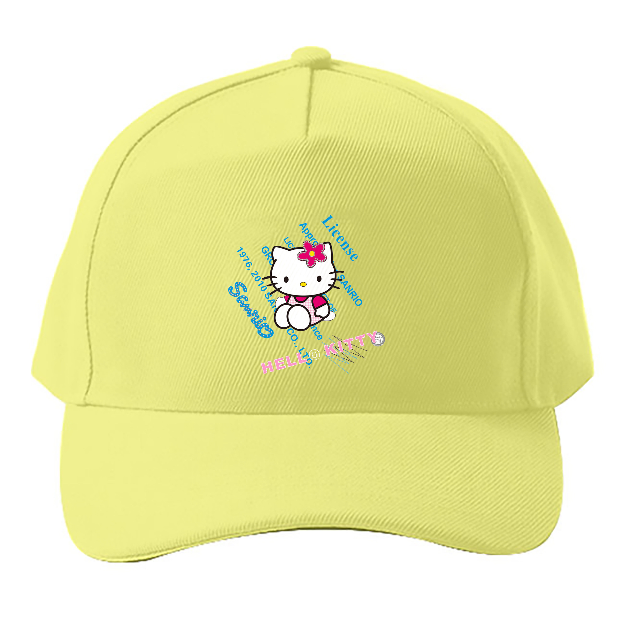 （画像用） Hello Kitty ハローキティ ベースボールキャップ 綿100％ 男女兼用 帽子 スポーツ