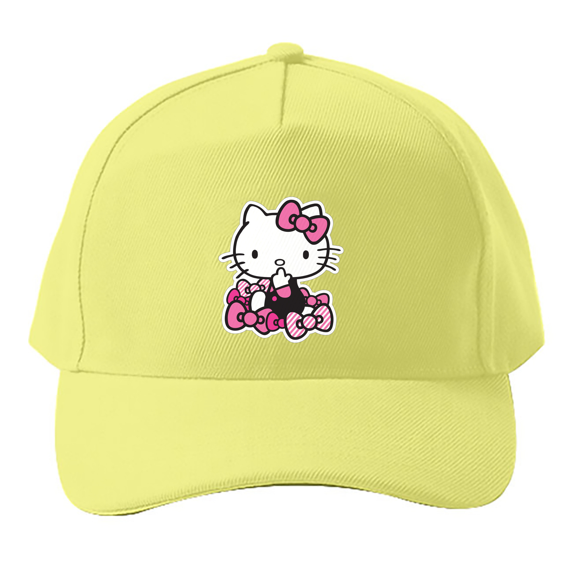 （画像用） Hello Kitty ハローキティ ベースボールキャップ 綿100％ 男女兼用 帽子 スポーツ