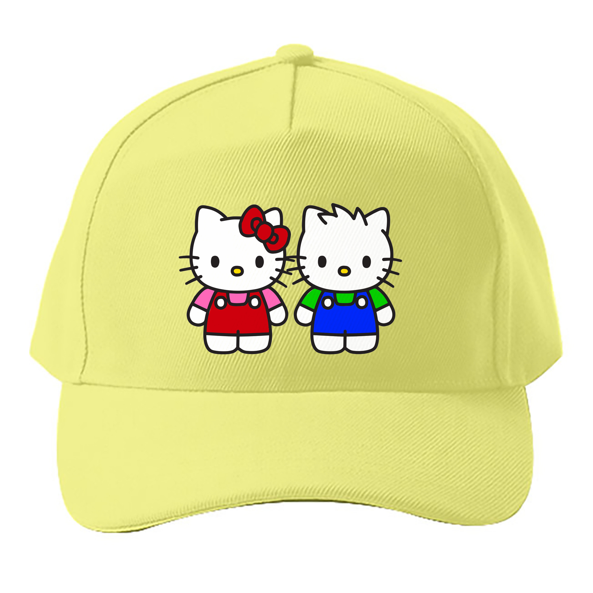 （画像用） Hello Kitty ハローキティ ベースボールキャップ 綿100％ 男女兼用 帽子 スポーツ