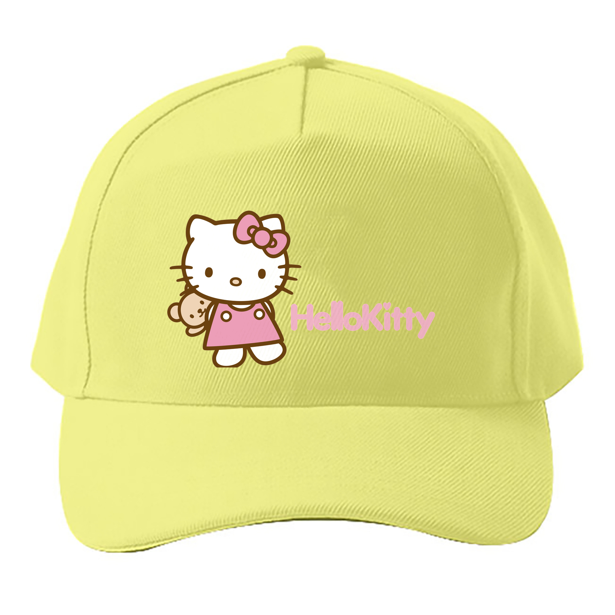 （画像用） Hello Kitty ハローキティ ベースボールキャップ 綿100％ 男女兼用 帽子 スポーツ
