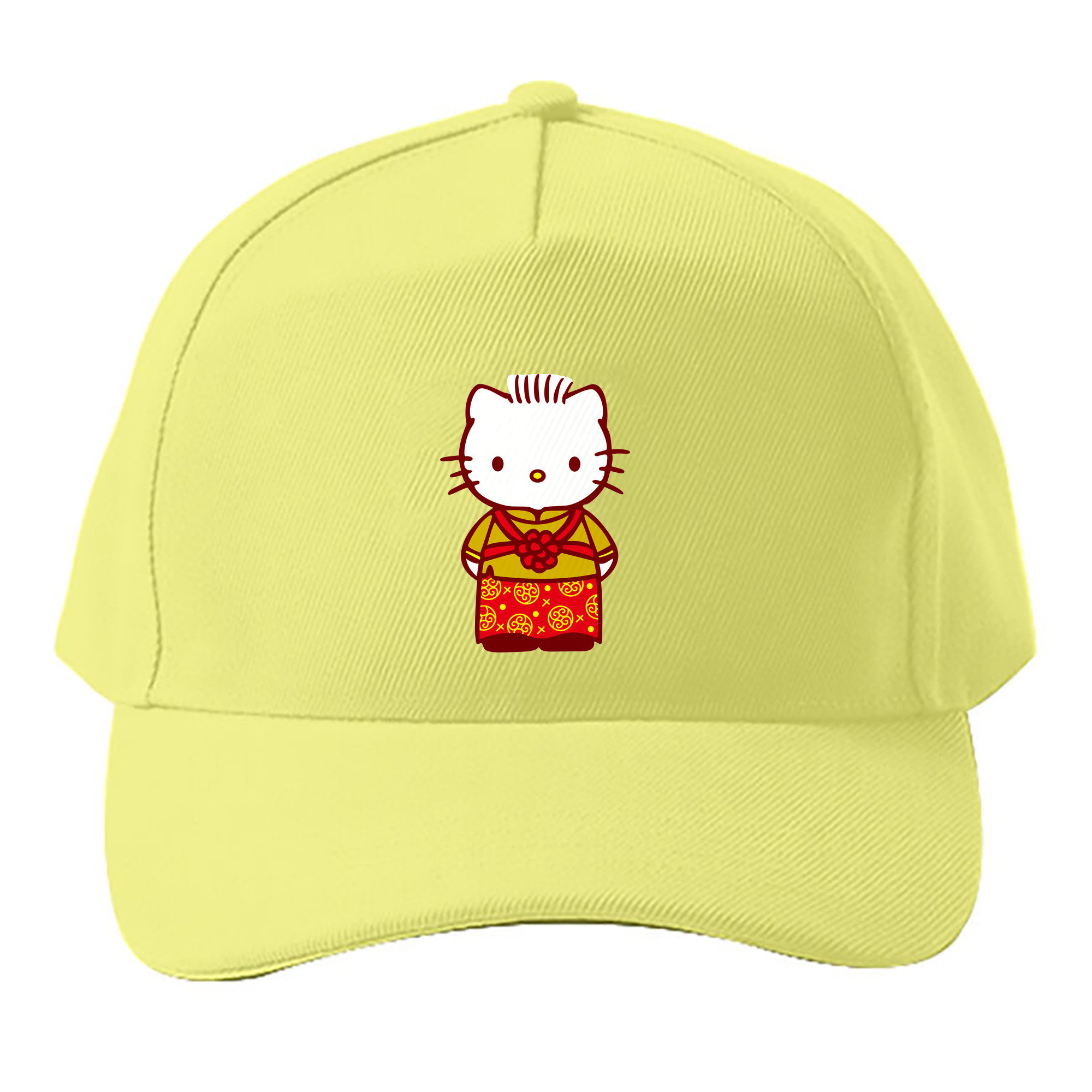 （画像用） Hello Kitty ハローキティ ベースボールキャップ 綿100％ 男女兼用 帽子 スポーツ