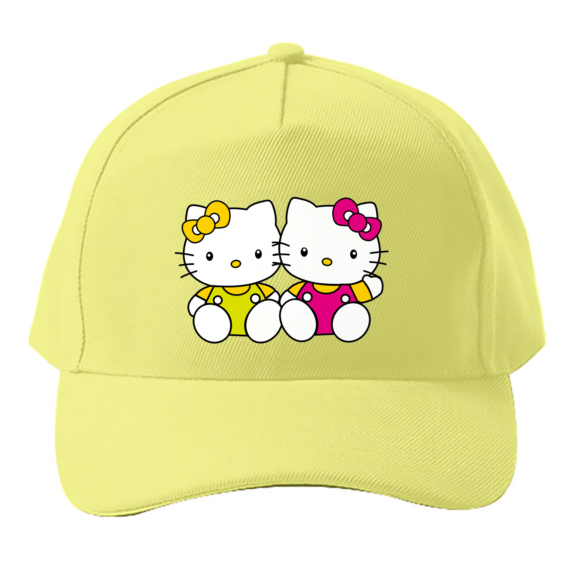 （画像用） Hello Kitty ハローキティ ベースボールキャップ 綿100％ 男女兼用 帽子 スポーツ