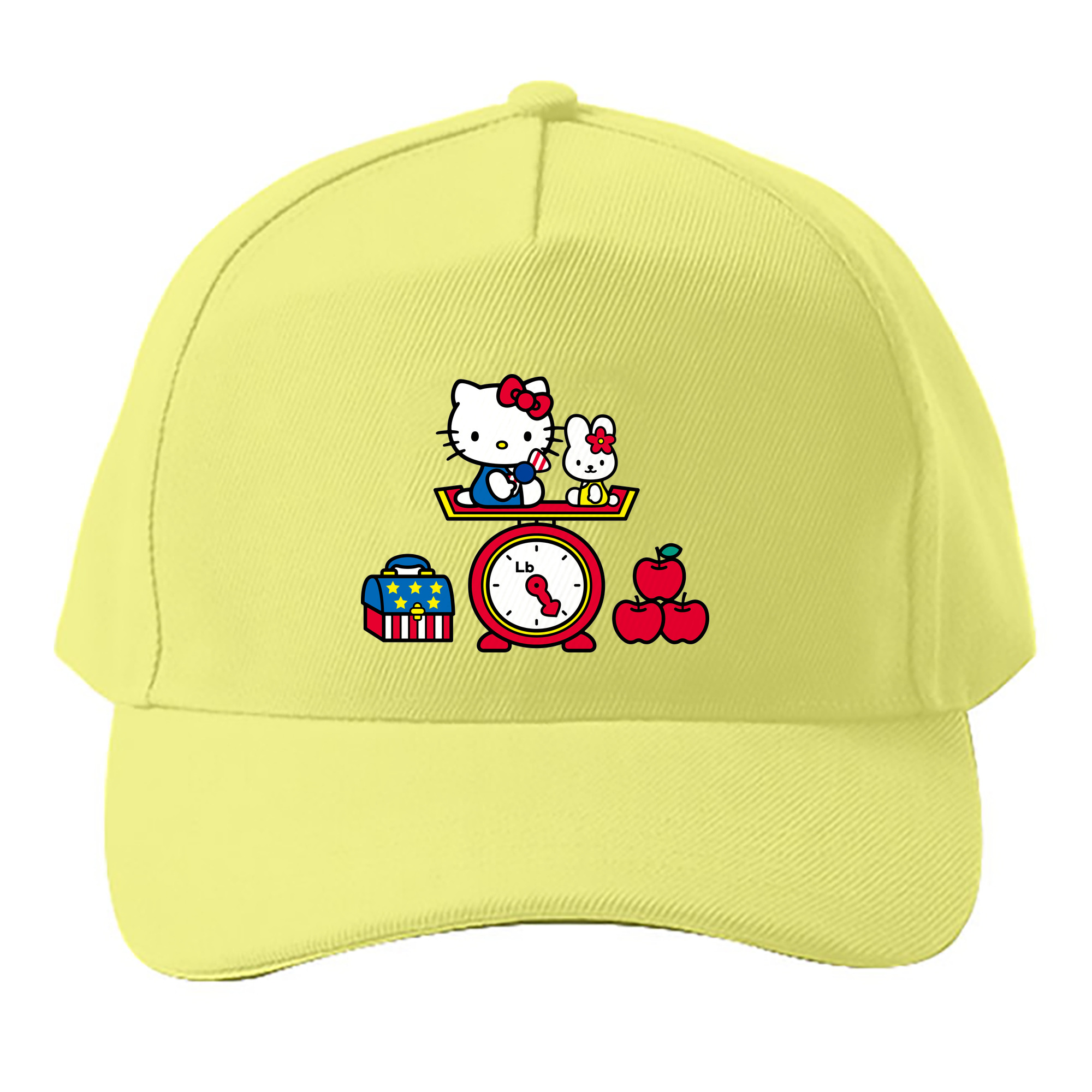 （画像用） Hello Kitty ハローキティ ベースボールキャップ 綿100％ 男女兼用 帽子 スポーツ