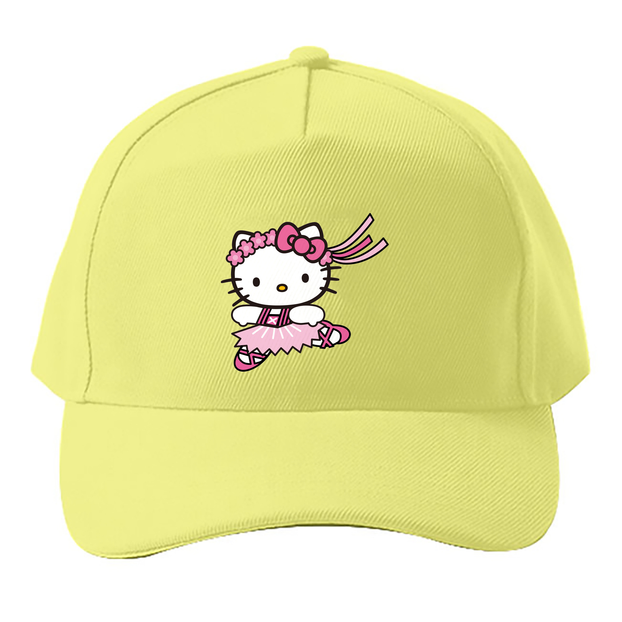 （画像用） Hello Kitty ハローキティ ベースボールキャップ 綿100％ 男女兼用 帽子 スポーツ