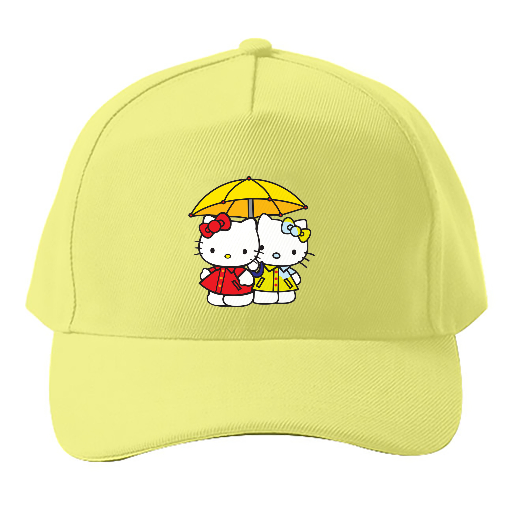 （画像用） Hello Kitty ハローキティ ベースボールキャップ 綿100％ 男女兼用 帽子 スポーツ