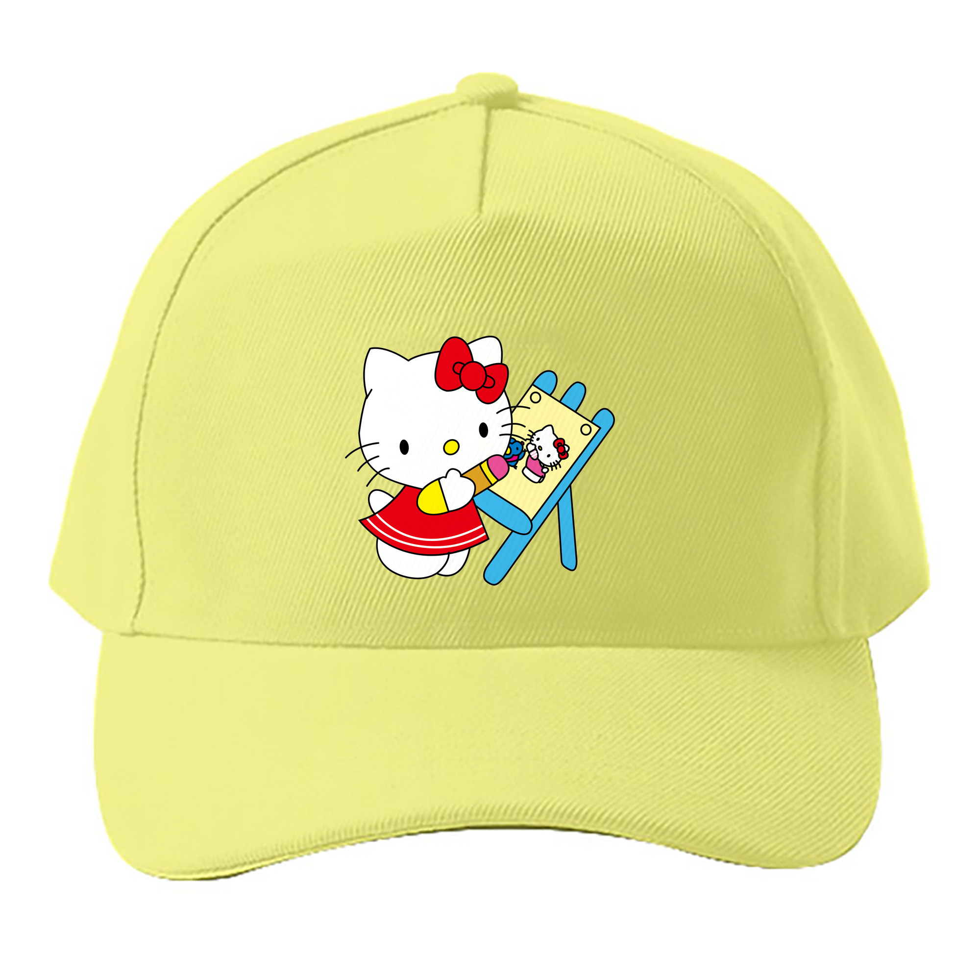 （画像用） Hello Kitty ハローキティ ベースボールキャップ 綿100％ 男女兼用 帽子 スポーツ