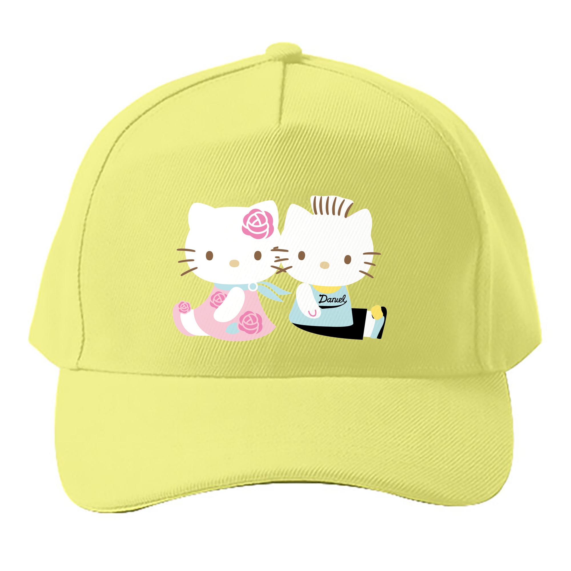 （画像用） Hello Kitty ハローキティ ベースボールキャップ 綿100％ 男女兼用 帽子 スポーツ
