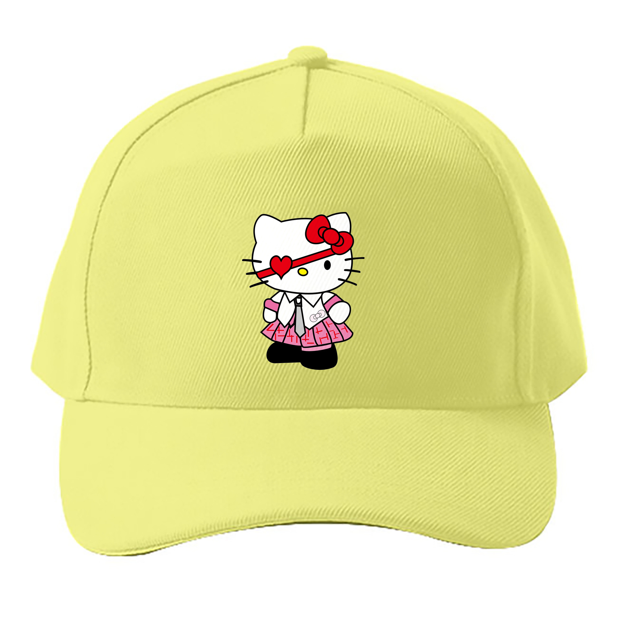 （画像用） Hello Kitty ハローキティ ベースボールキャップ 綿100％ 男女兼用 帽子 スポーツ