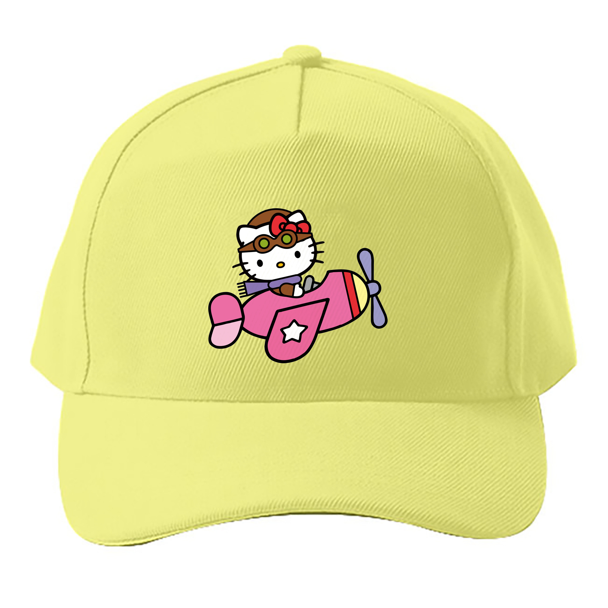 （画像用） Hello Kitty ハローキティ ベースボールキャップ 綿100％ 男女兼用 帽子 スポーツ