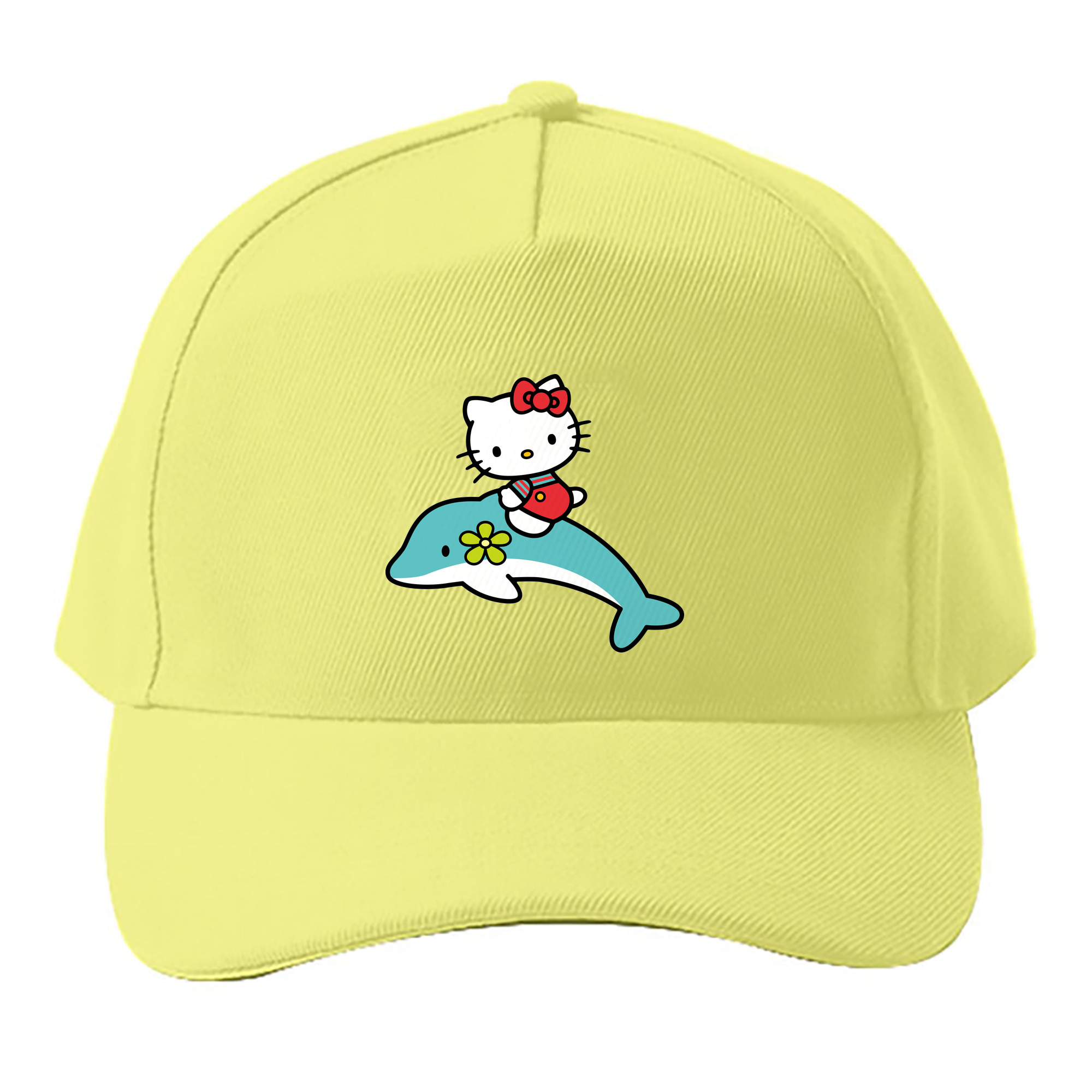 （画像用） Hello Kitty ハローキティ ベースボールキャップ 綿100％ 男女兼用 帽子 スポーツ