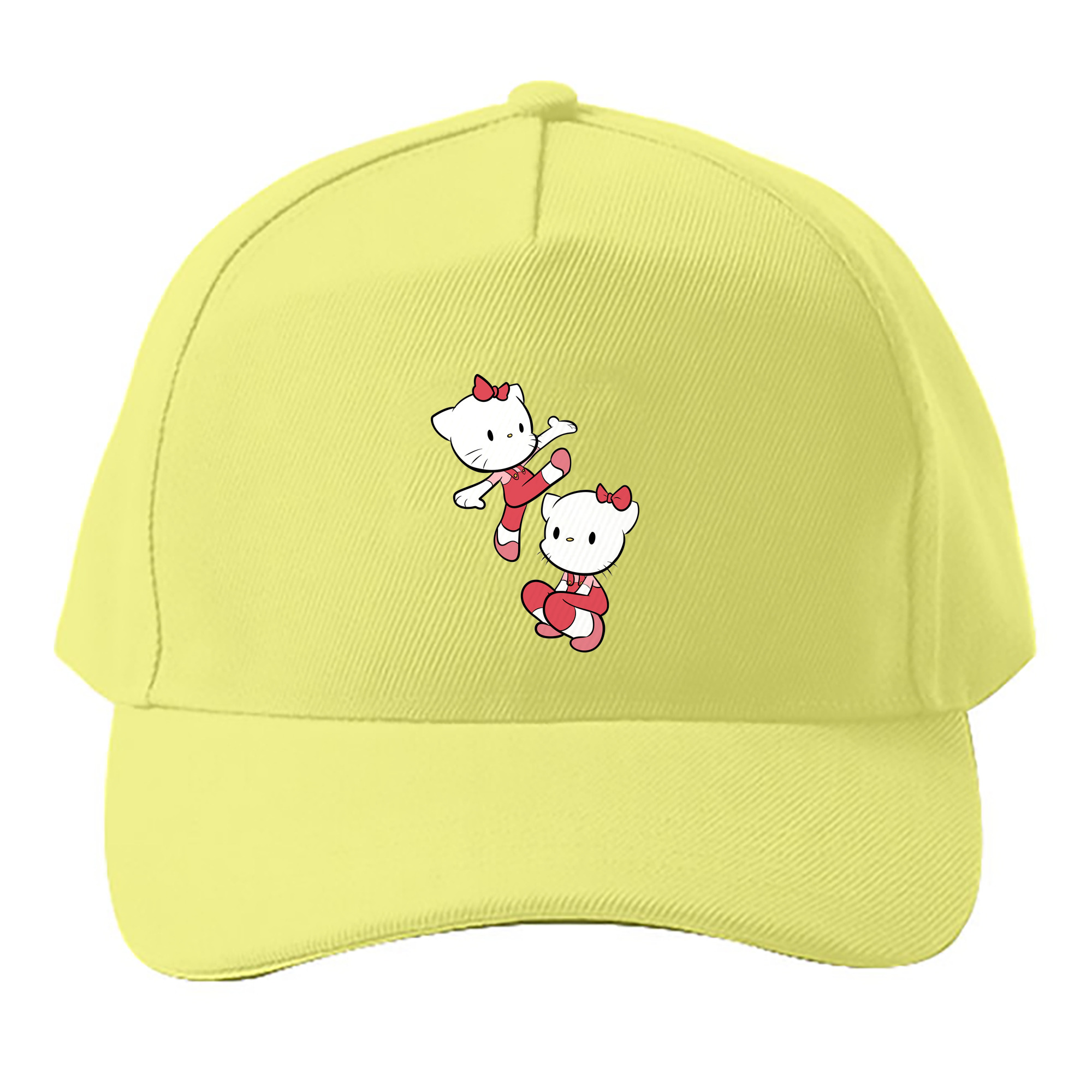 （画像用） Hello Kitty ハローキティ ベースボールキャップ 綿100％ 男女兼用 帽子 スポーツ