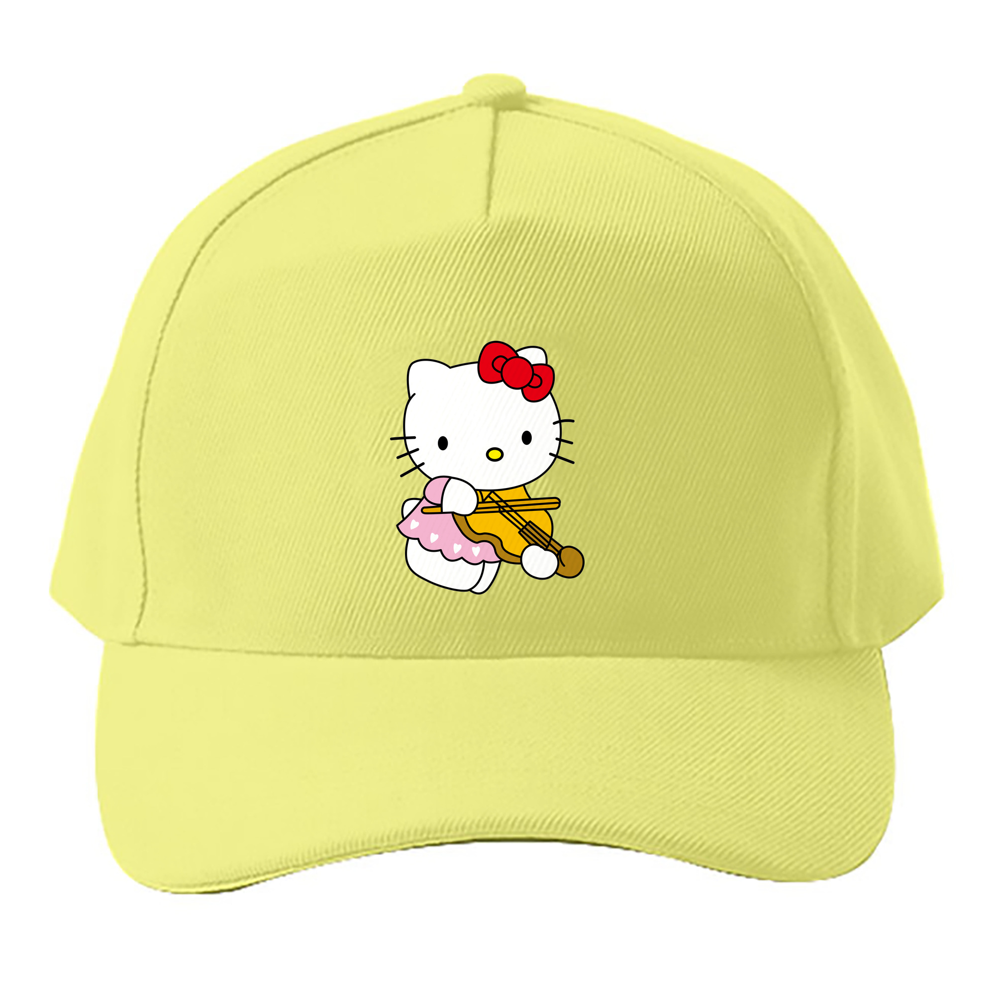 （画像用） Hello Kitty ハローキティ ベースボールキャップ 綿100％ 男女兼用 帽子 スポーツ