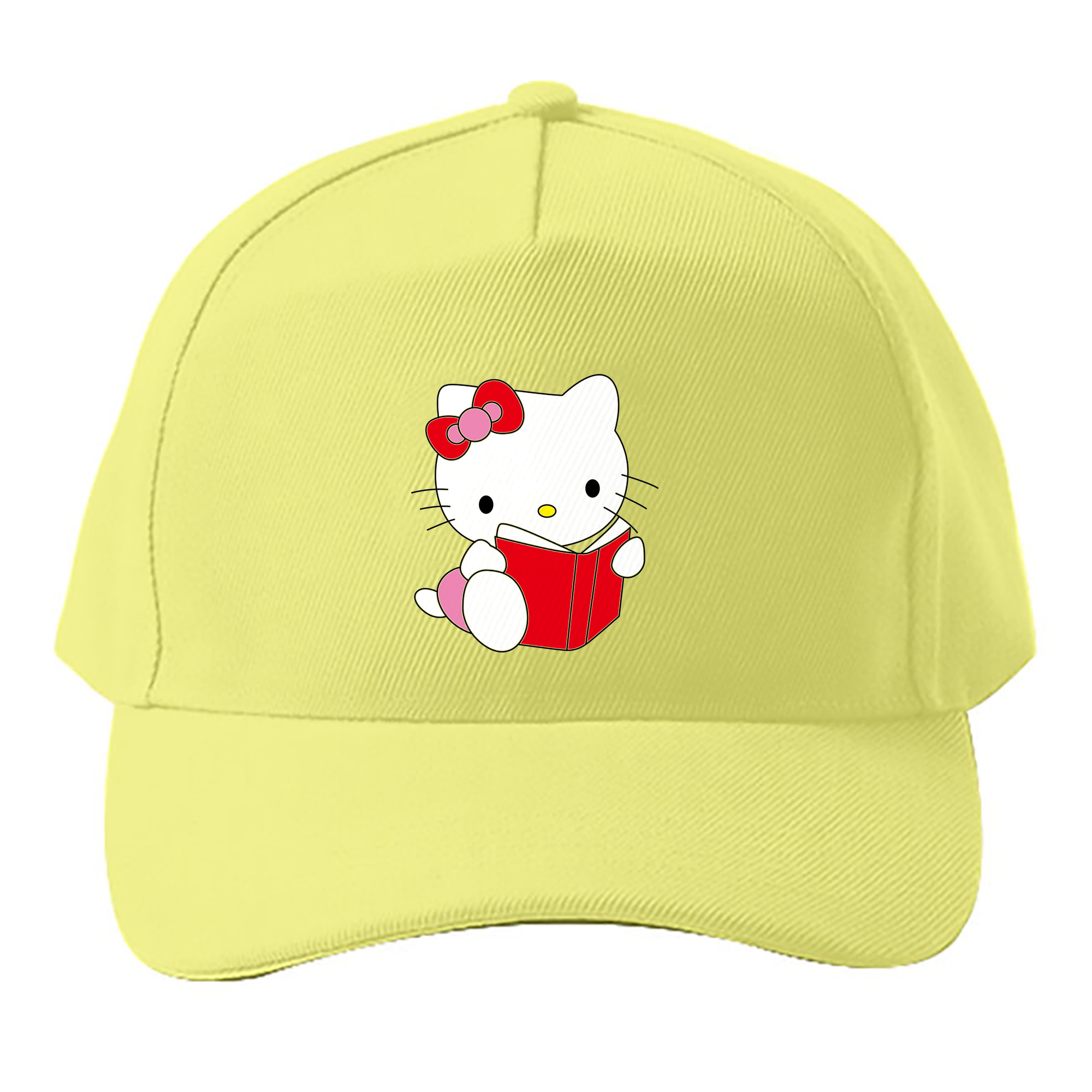 （画像用） Hello Kitty ハローキティ ベースボールキャップ 綿100％ 男女兼用 帽子 スポーツ