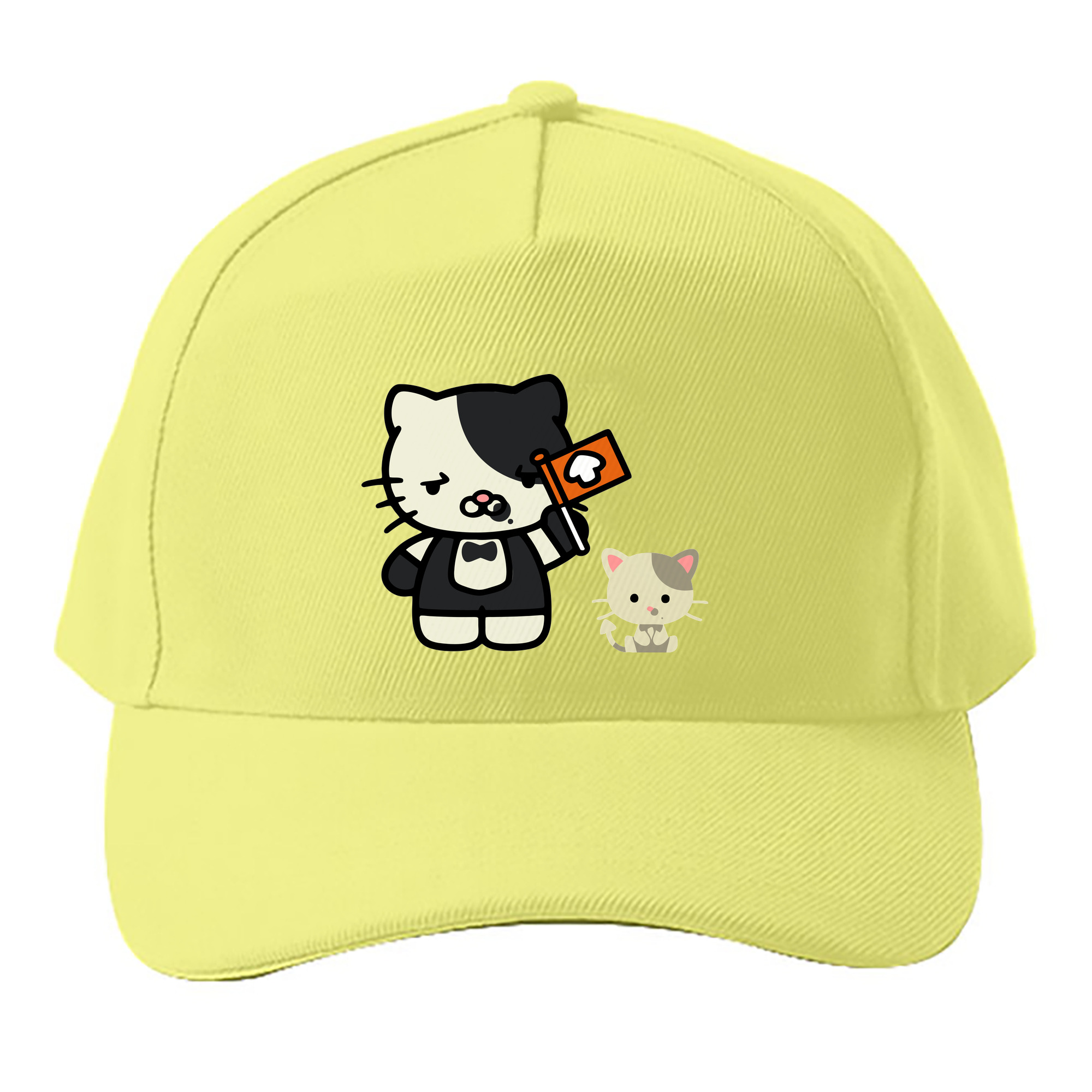 （画像用） Hello Kitty ハローキティ ベースボールキャップ 綿100％ 男女兼用 帽子 スポーツ