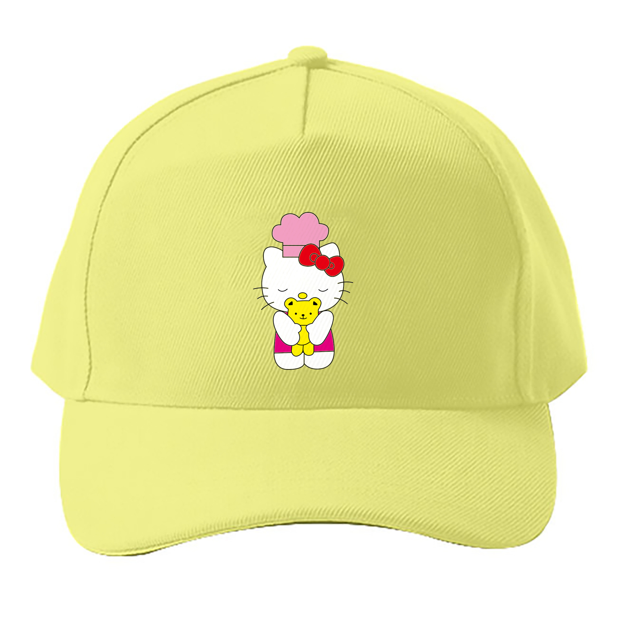 （画像用） Hello Kitty ハローキティ ベースボールキャップ 綿100％ 男女兼用 帽子 スポーツ