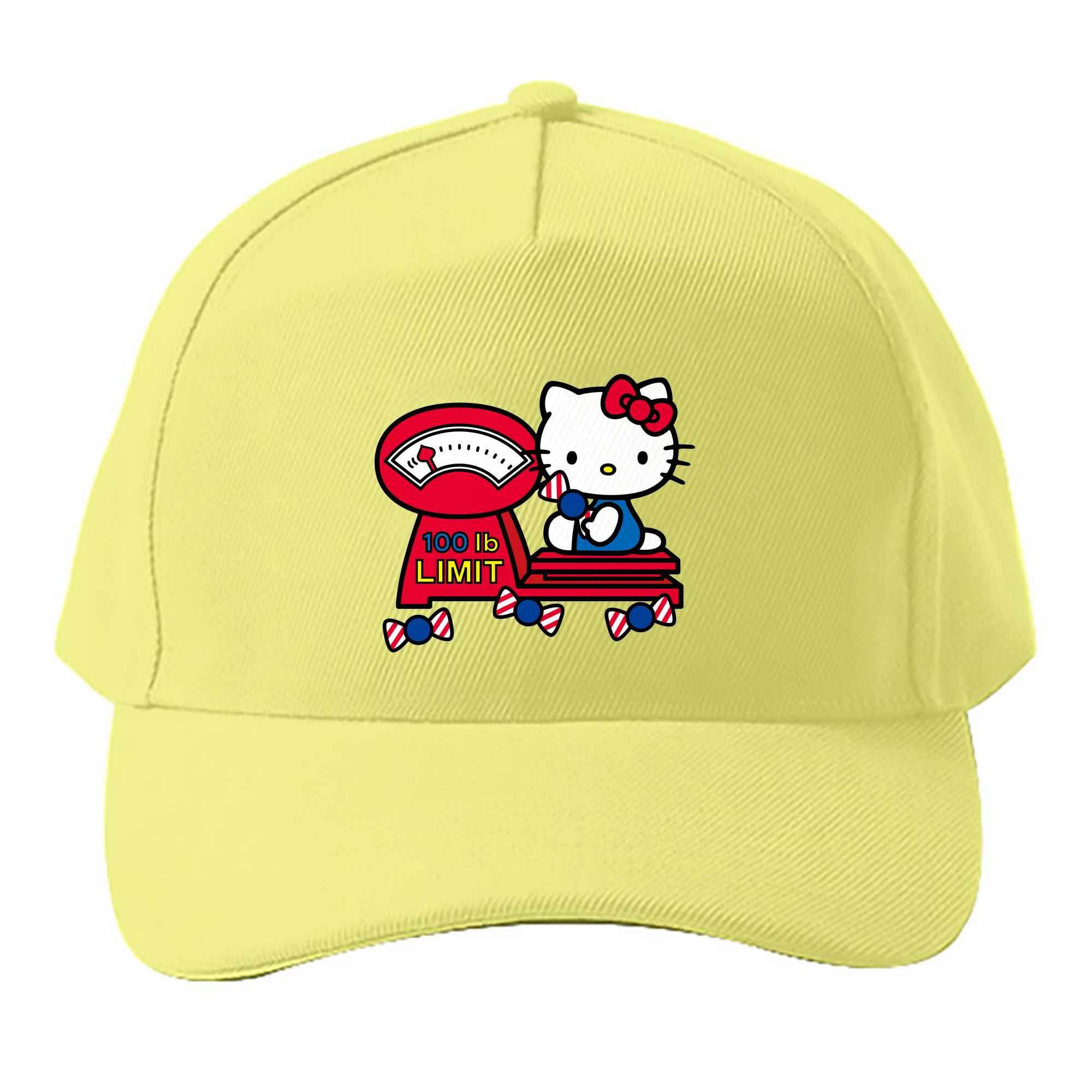 （画像用） Hello Kitty ハローキティ ベースボールキャップ 綿100％ 男女兼用 帽子 スポーツ